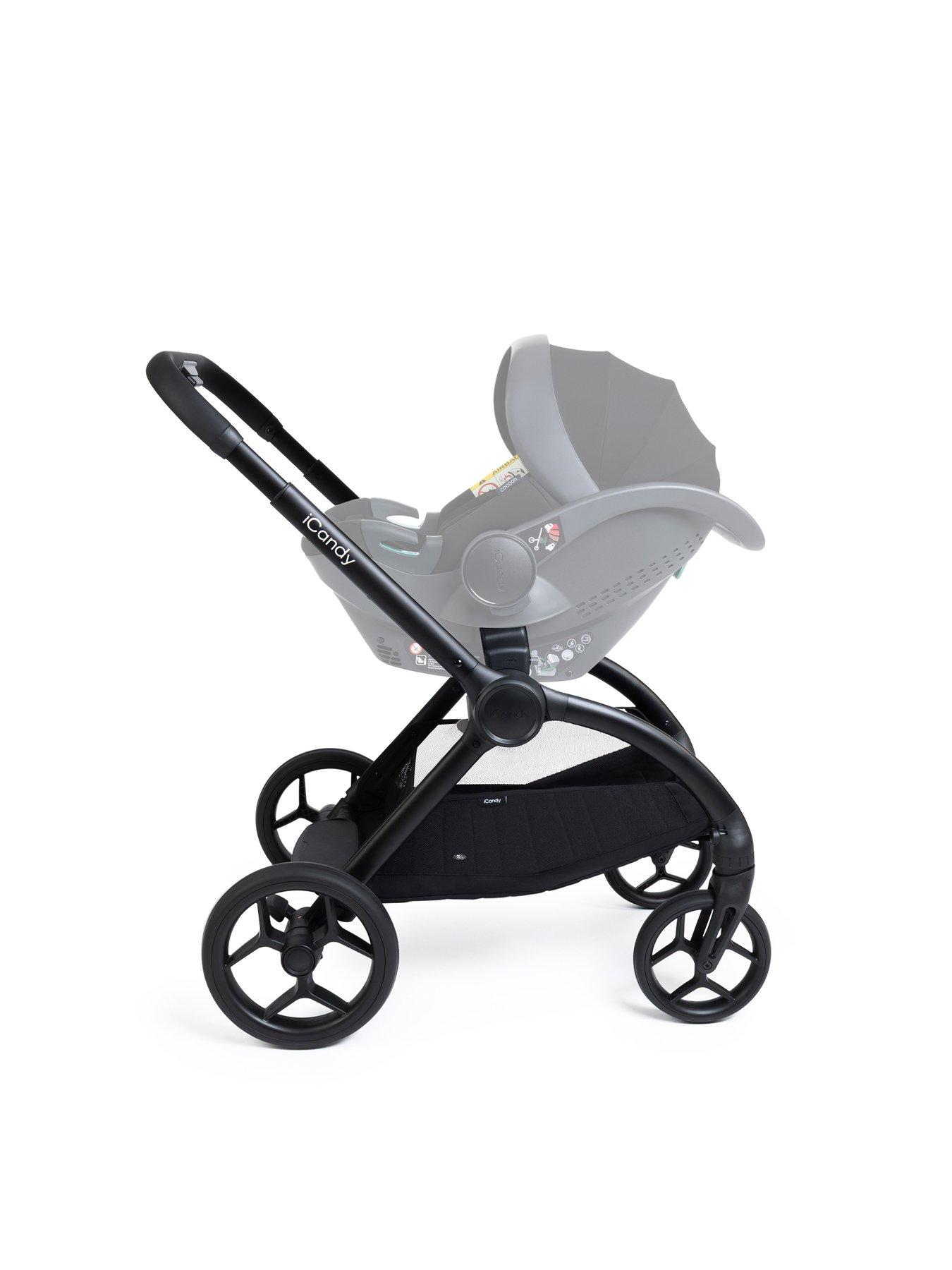  image of icandy-core-2-complete-pushchair-bundle-black