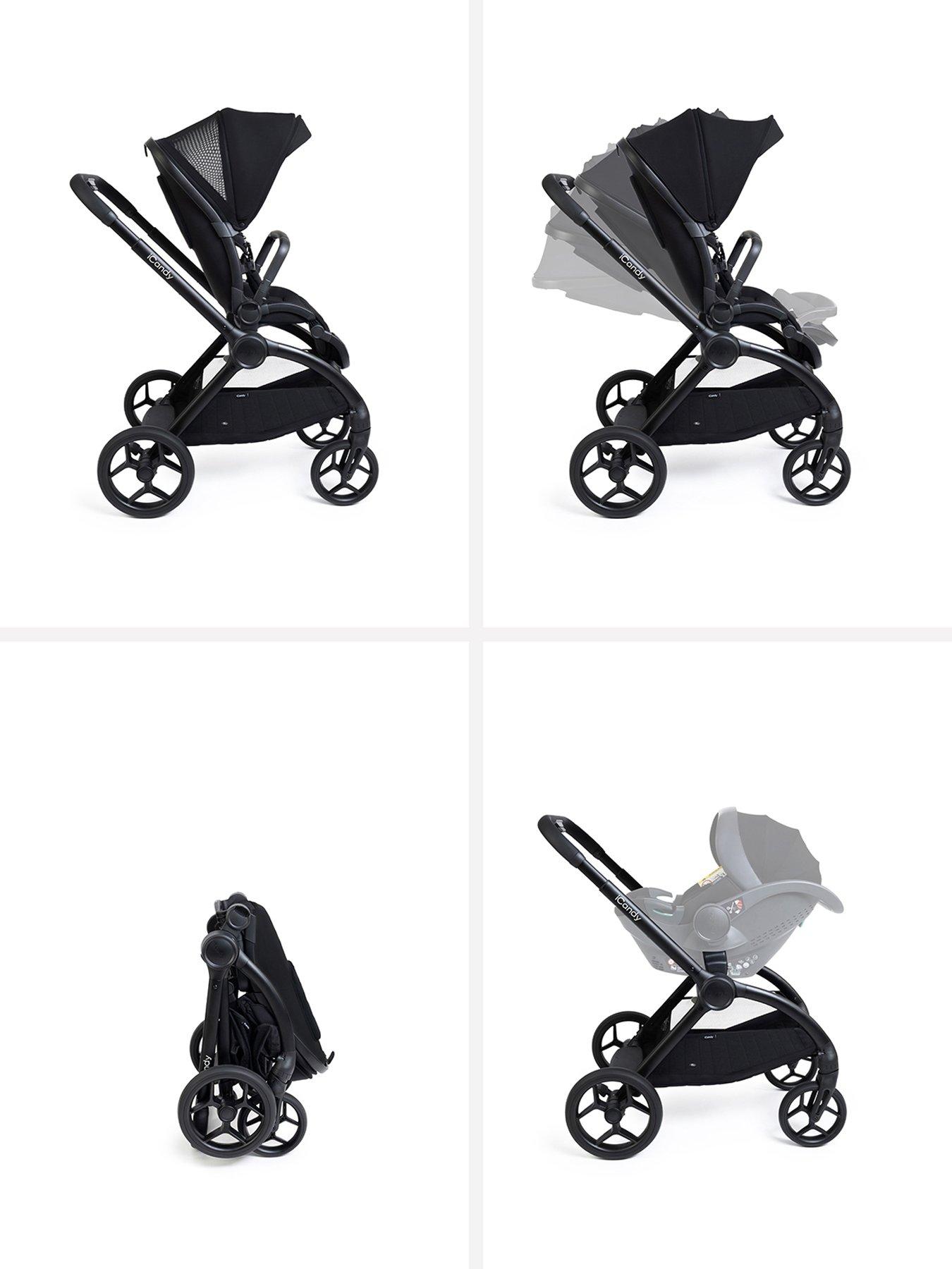 Image 3 of 5 of iCandy Core 2 Complete Pushchair Bundle - Black