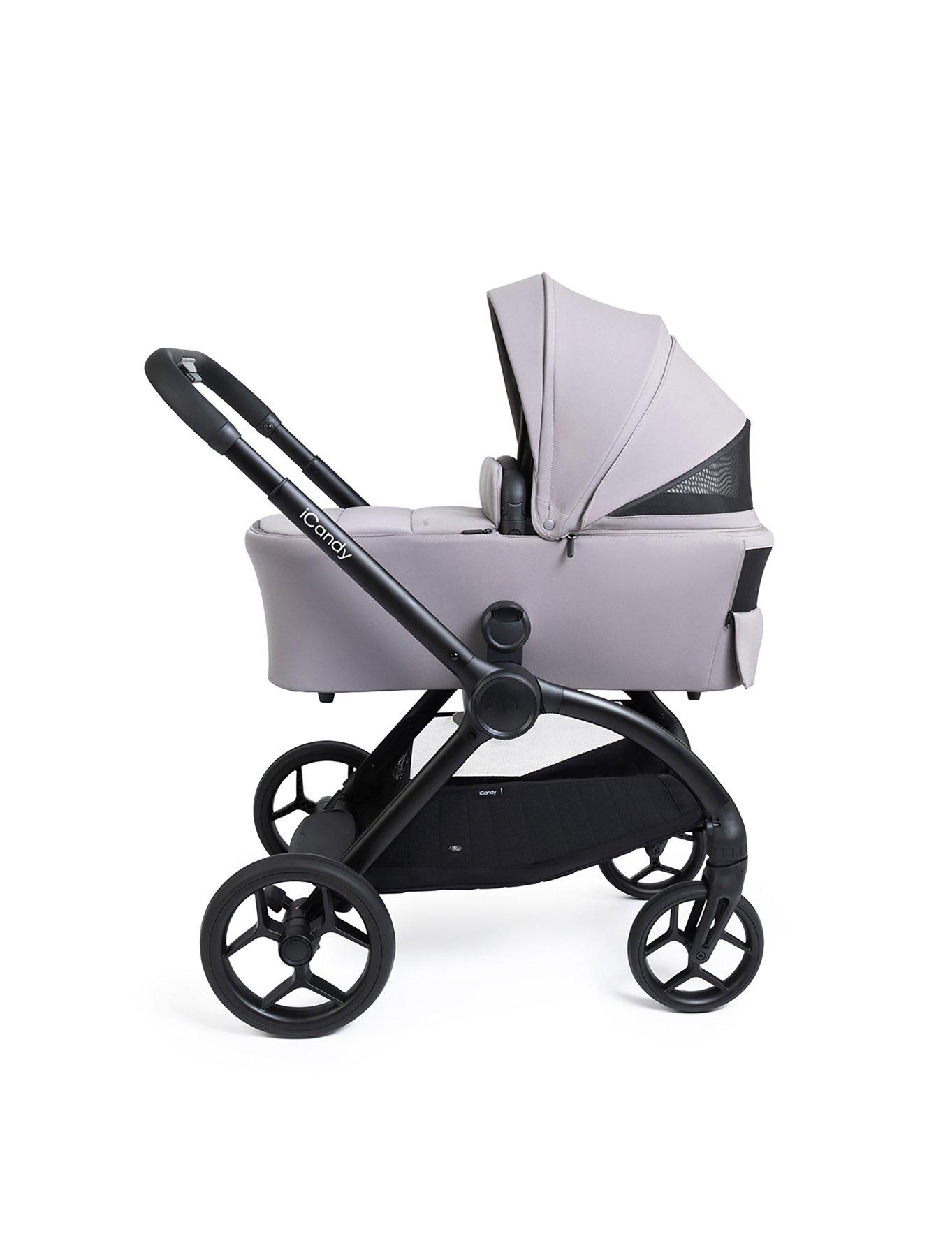  image of icandy-core-2-complete-pushchair-bundle-storm-grey