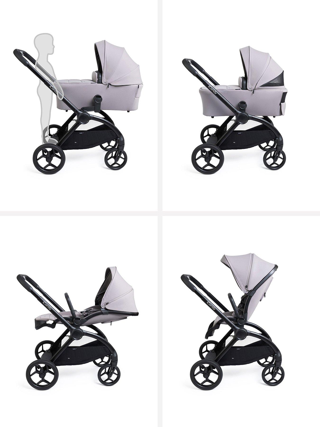 Image 2 of 8 of iCandy Core 2 Complete Pushchair Bundle - Storm Grey