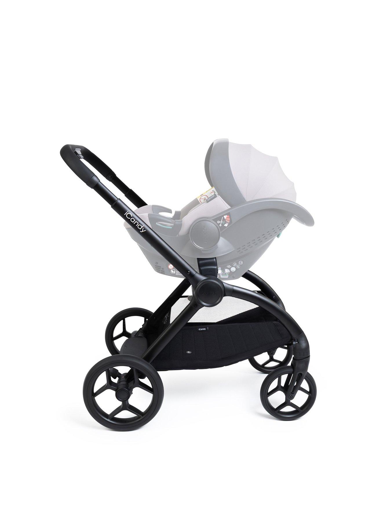  image of icandy-core-2-complete-pushchair-bundle-storm-grey