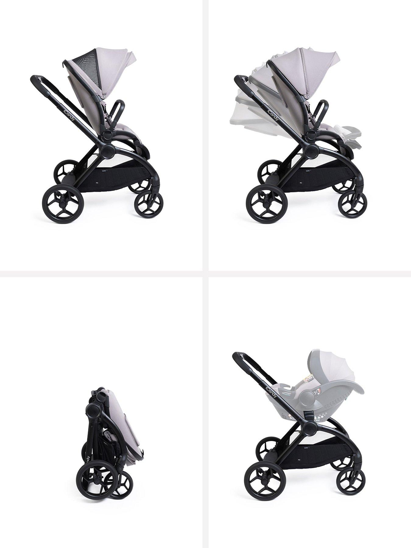 Image 3 of 8 of iCandy Core 2 Complete Pushchair Bundle - Storm Grey