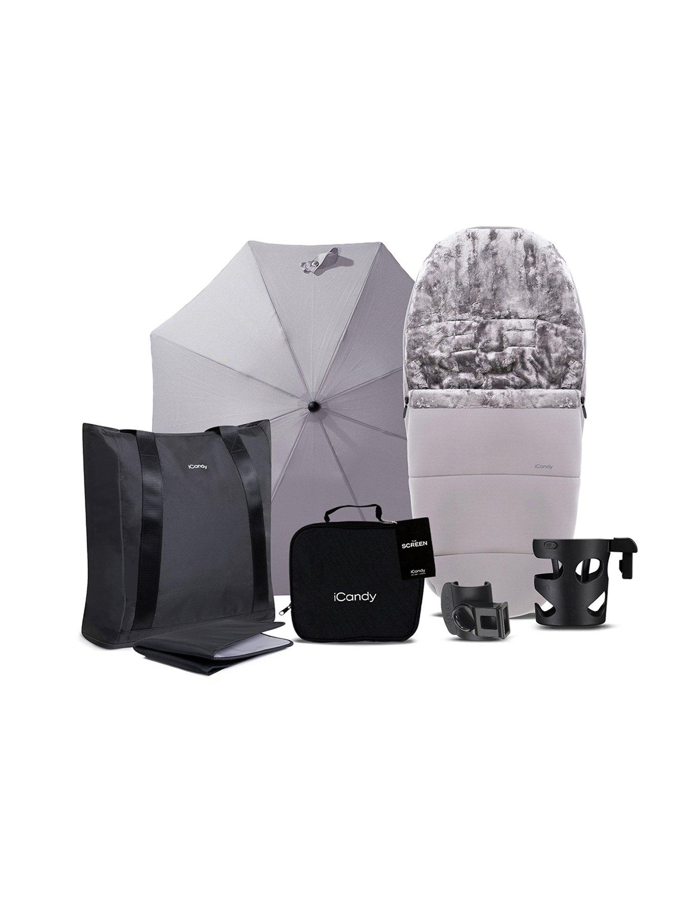 Image 4 of 8 of iCandy Core 2 Complete Pushchair Bundle - Storm Grey