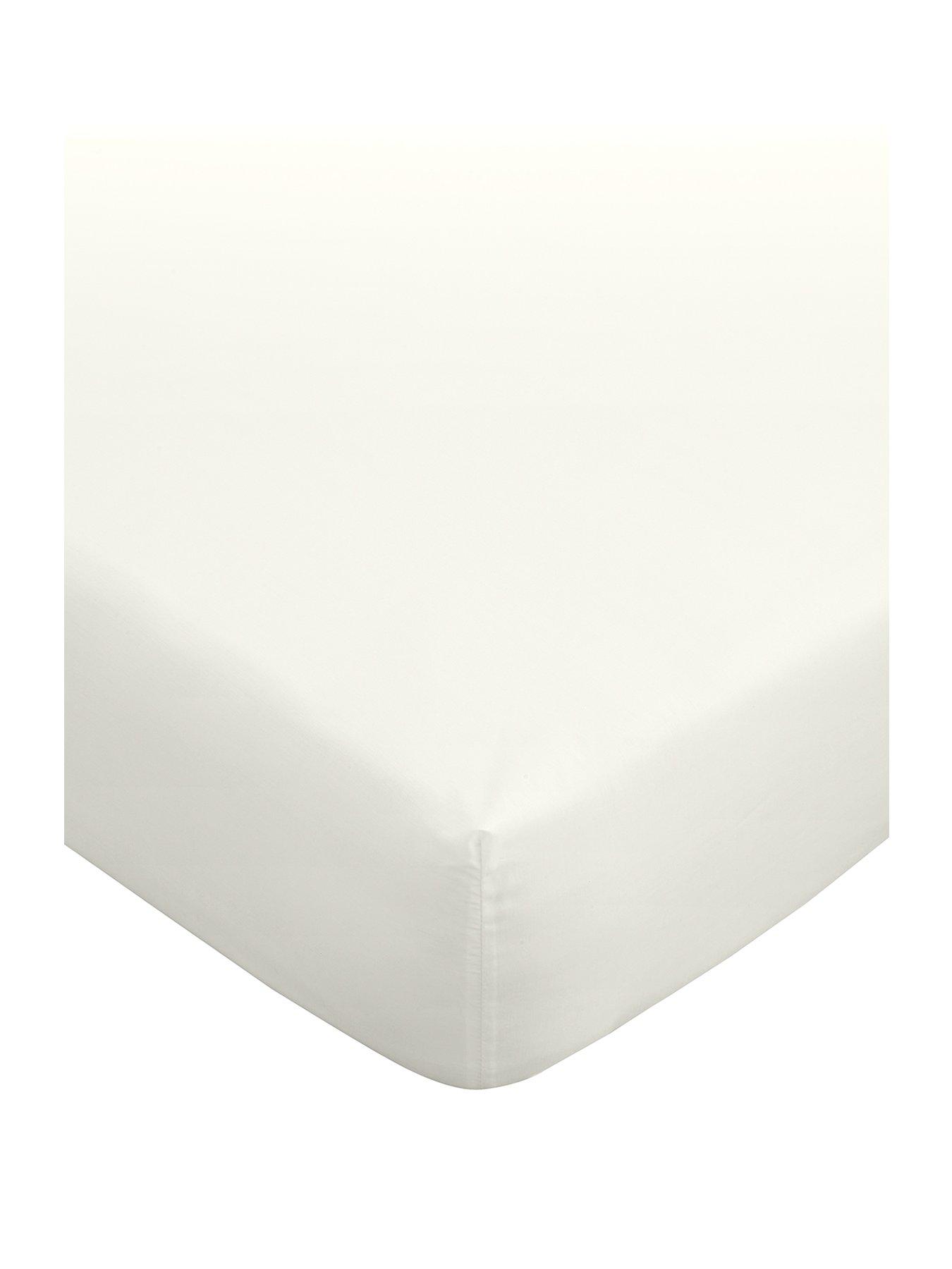Image 2 of 3 of Bianca 180Tc Egyptian Cotton Fitted Sheet Cream