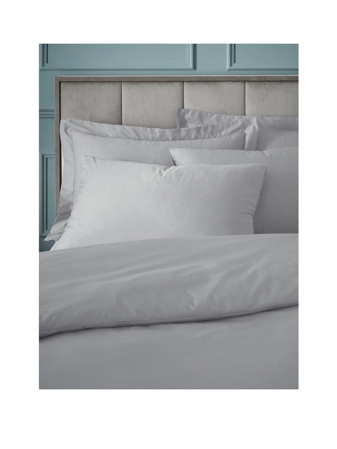 Image 2 of 3 of Bianca 180Tc Egyptian Cotton Duvet Set Silver