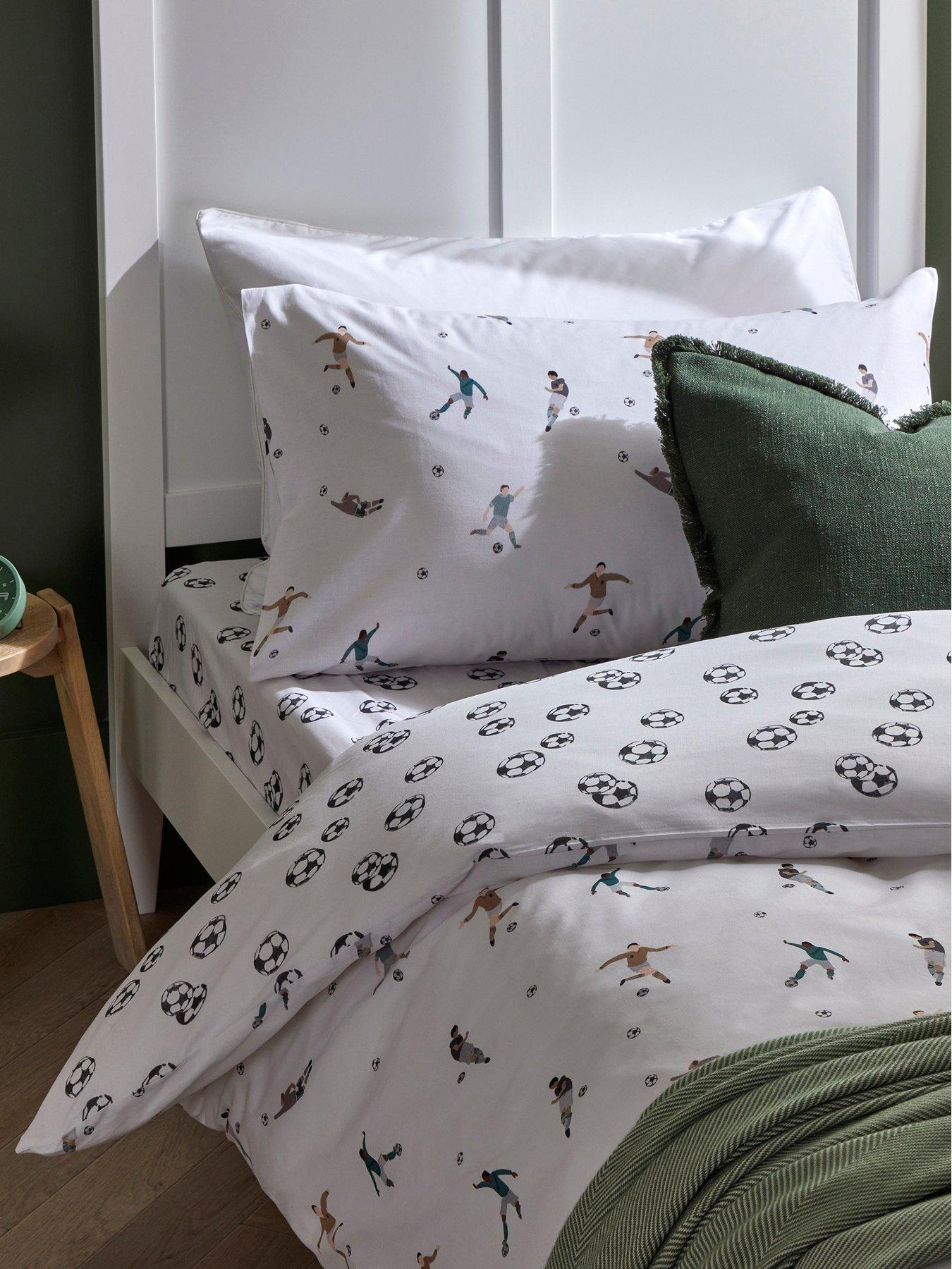 Dusk Oscar Reversible Football 100% Cotton Kids Duvet Cover Set