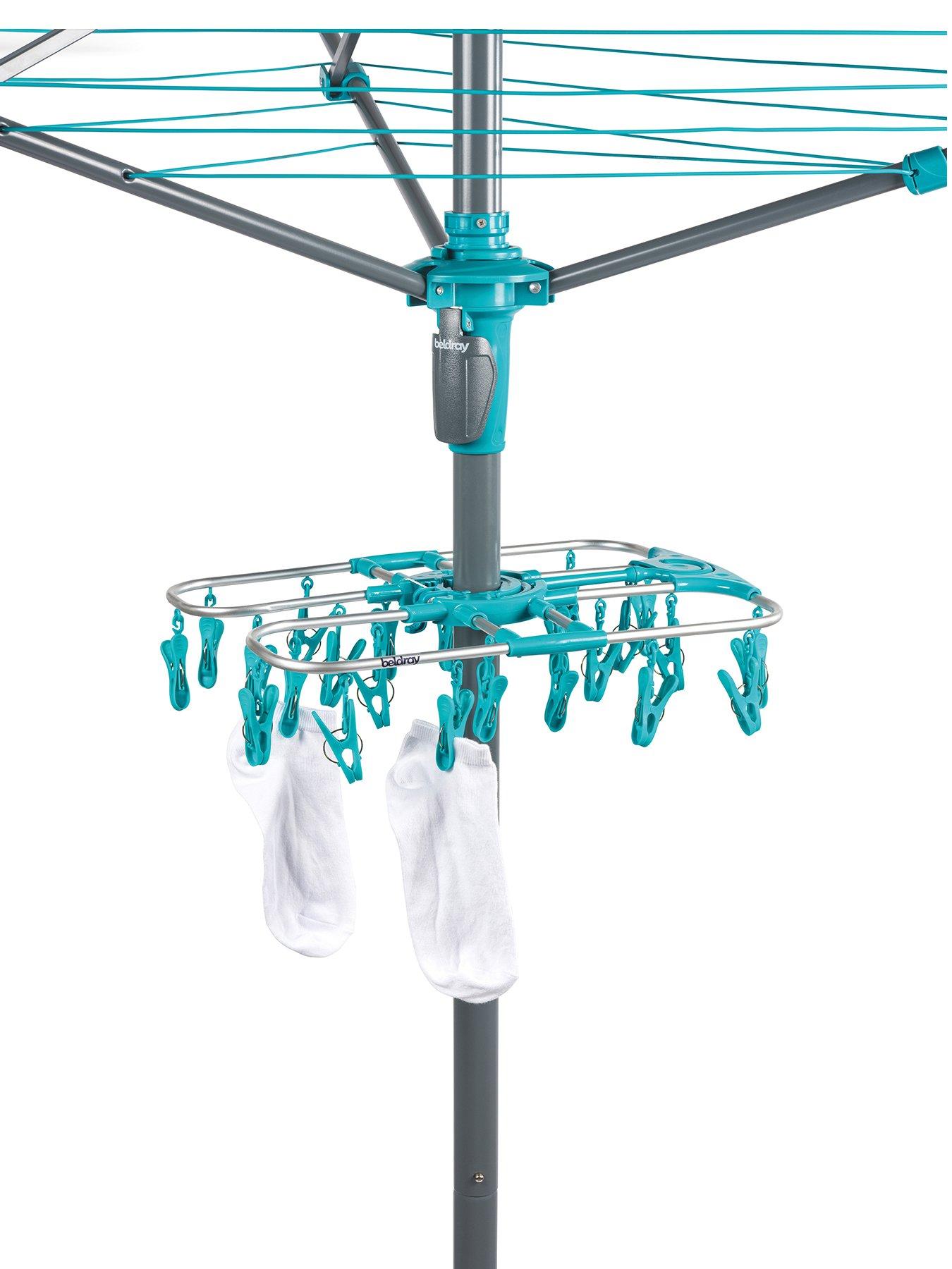 Beldray 20m Pop Up Airer With Sock Airer