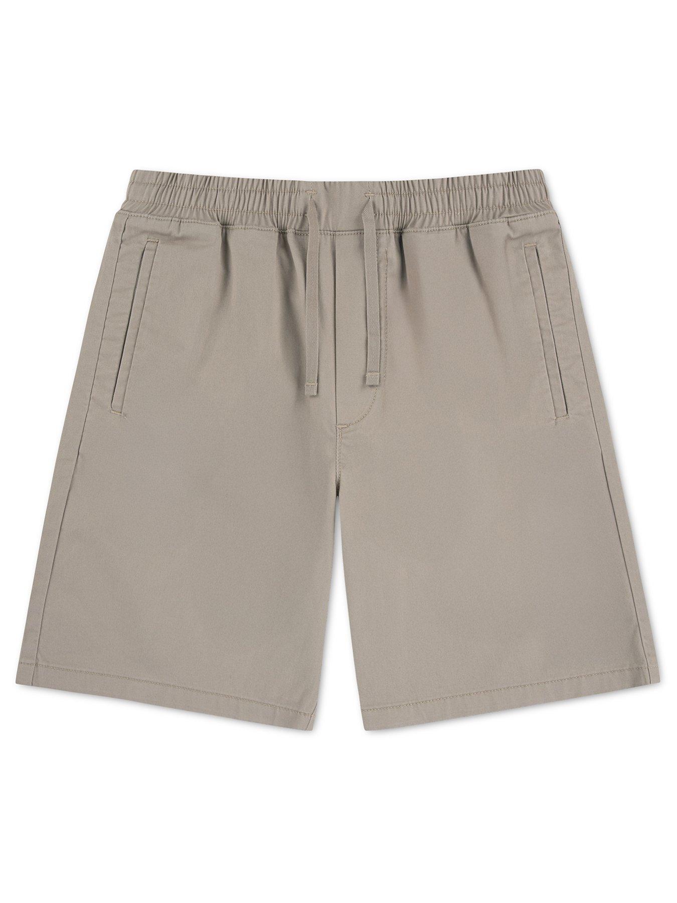 Image 1 of 3 of Abercrombie & Fitch Boys Pull On Chino Shorts - Beige