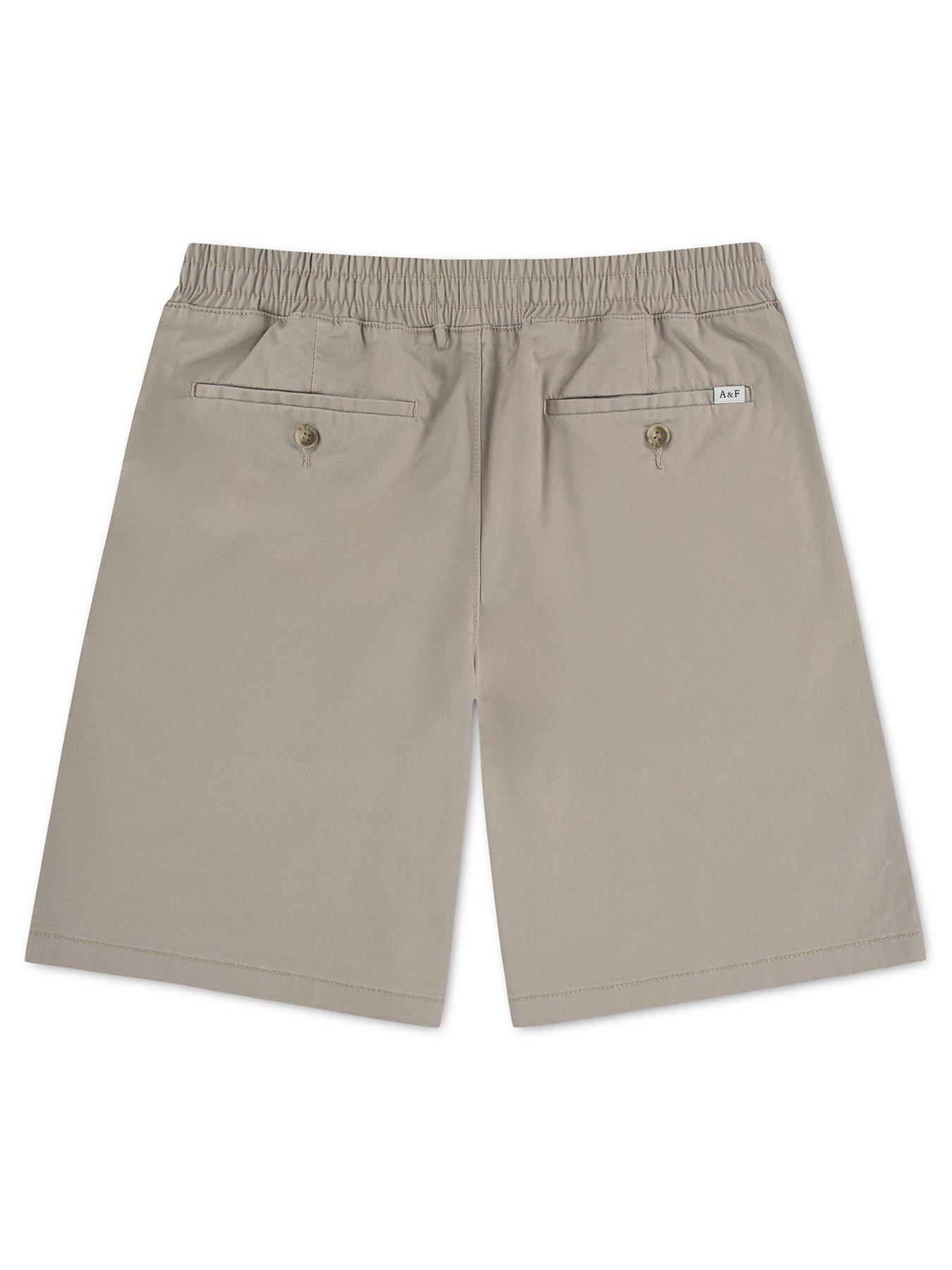 Image 2 of 3 of Abercrombie & Fitch Boys Pull On Chino Shorts - Beige