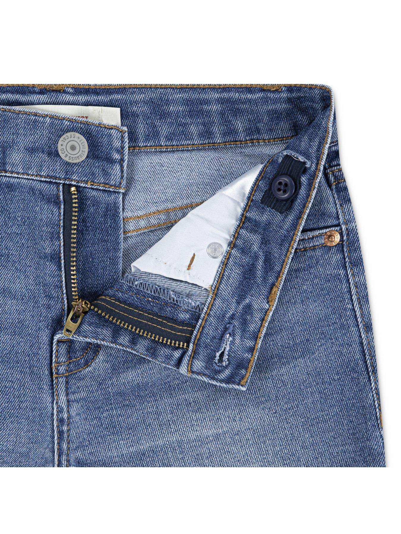  image of levis-girls-girlfriend-shorts-blue