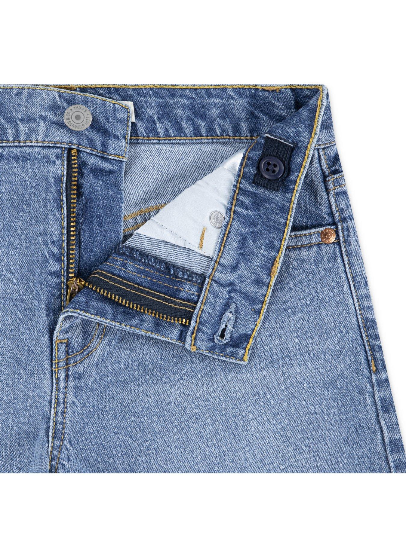  image of levis-girls-a-line-shorts-blue