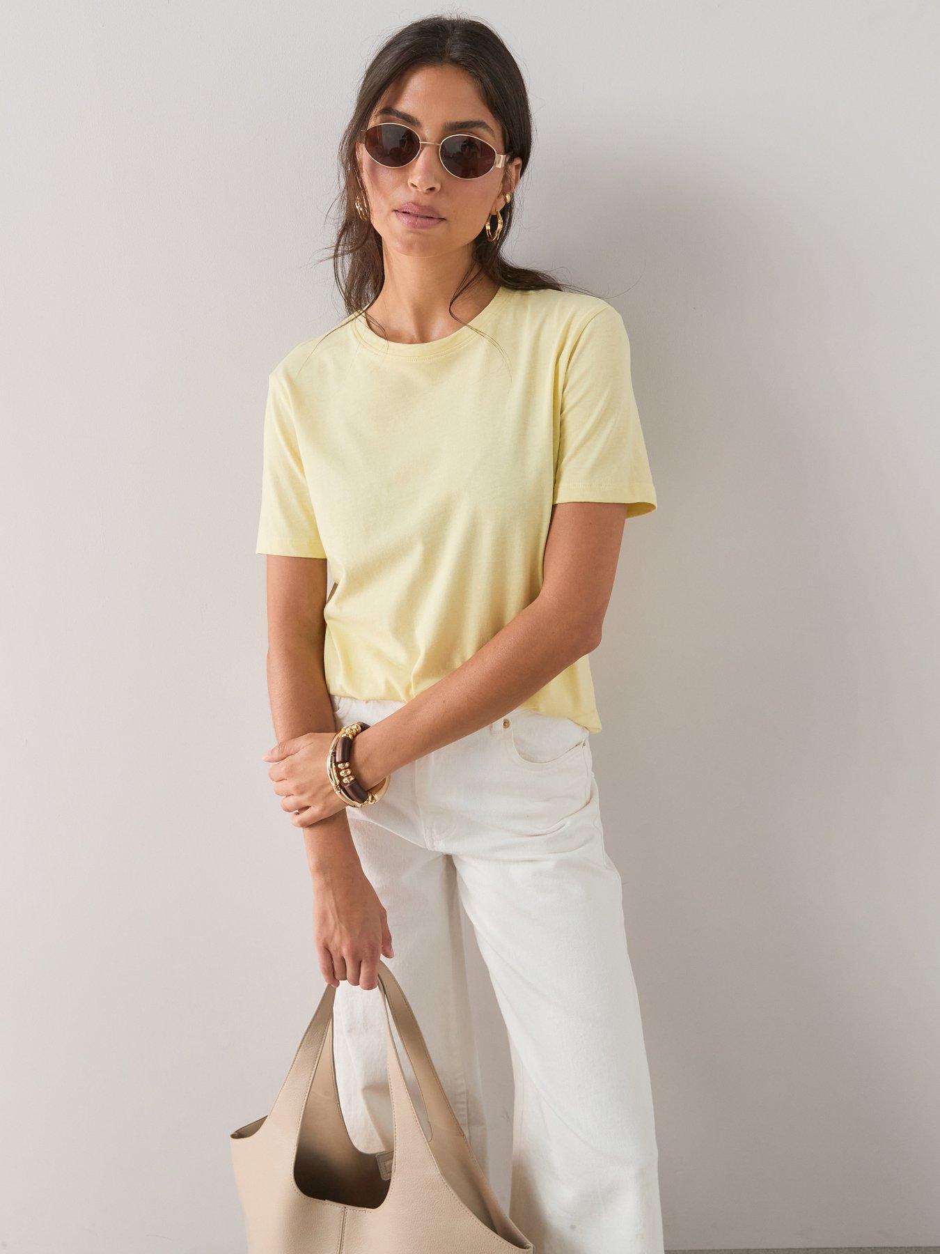 The Very Collection Crew Neck T-Shirt - Yellow