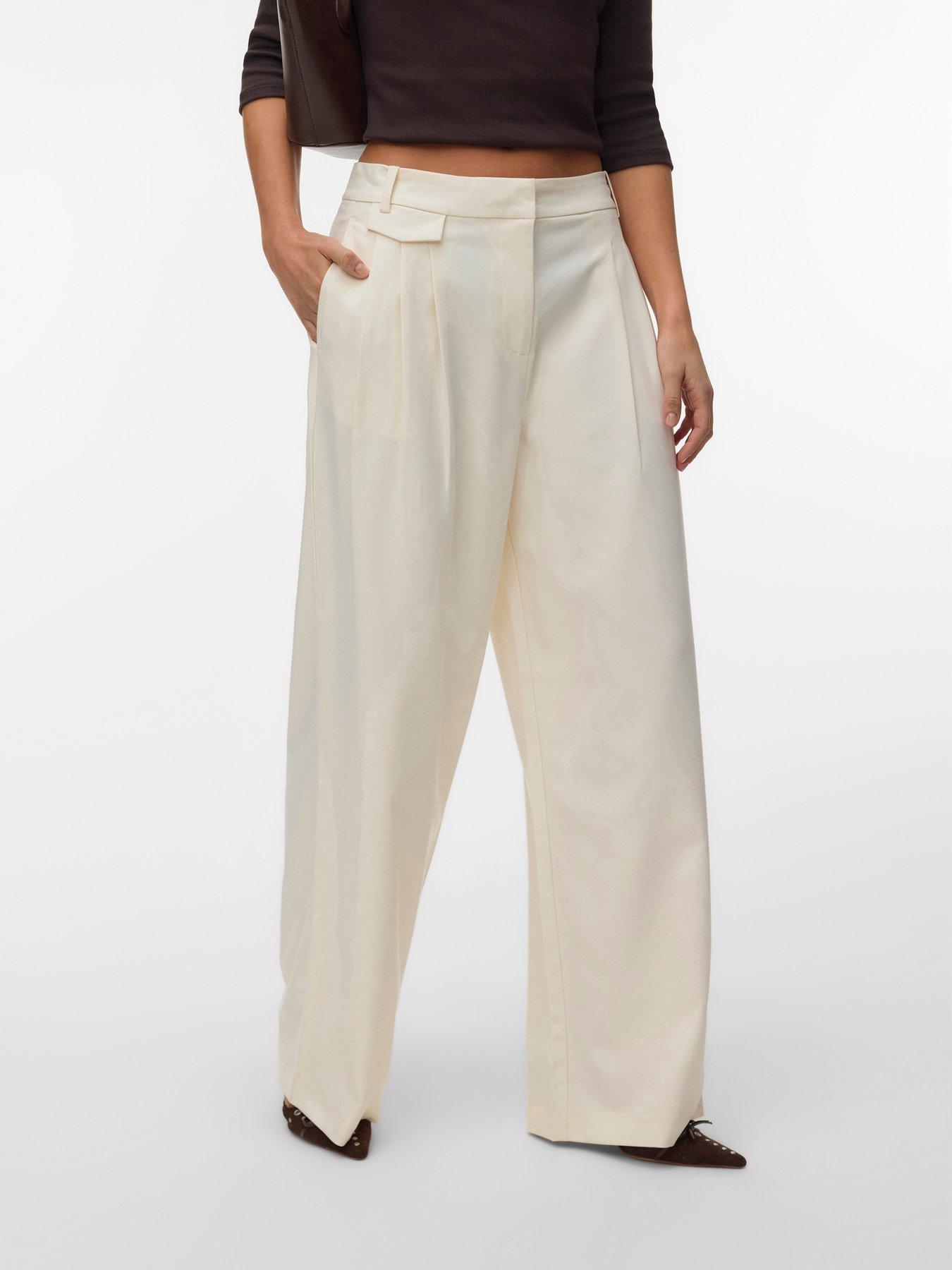 Vero Moda Vmdrea Wide Pant - Cream
