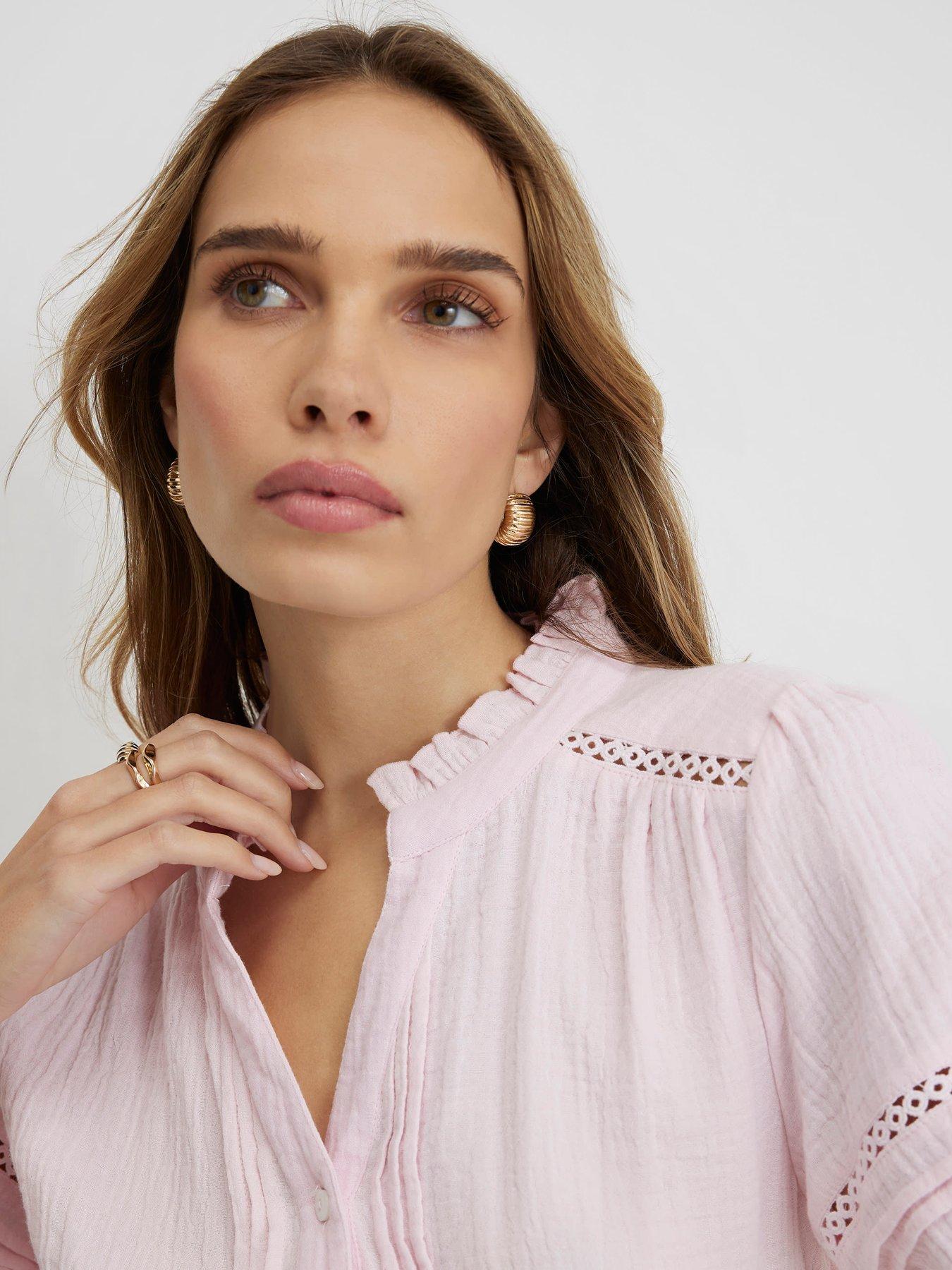  image of river-island-short-playsuit-pink