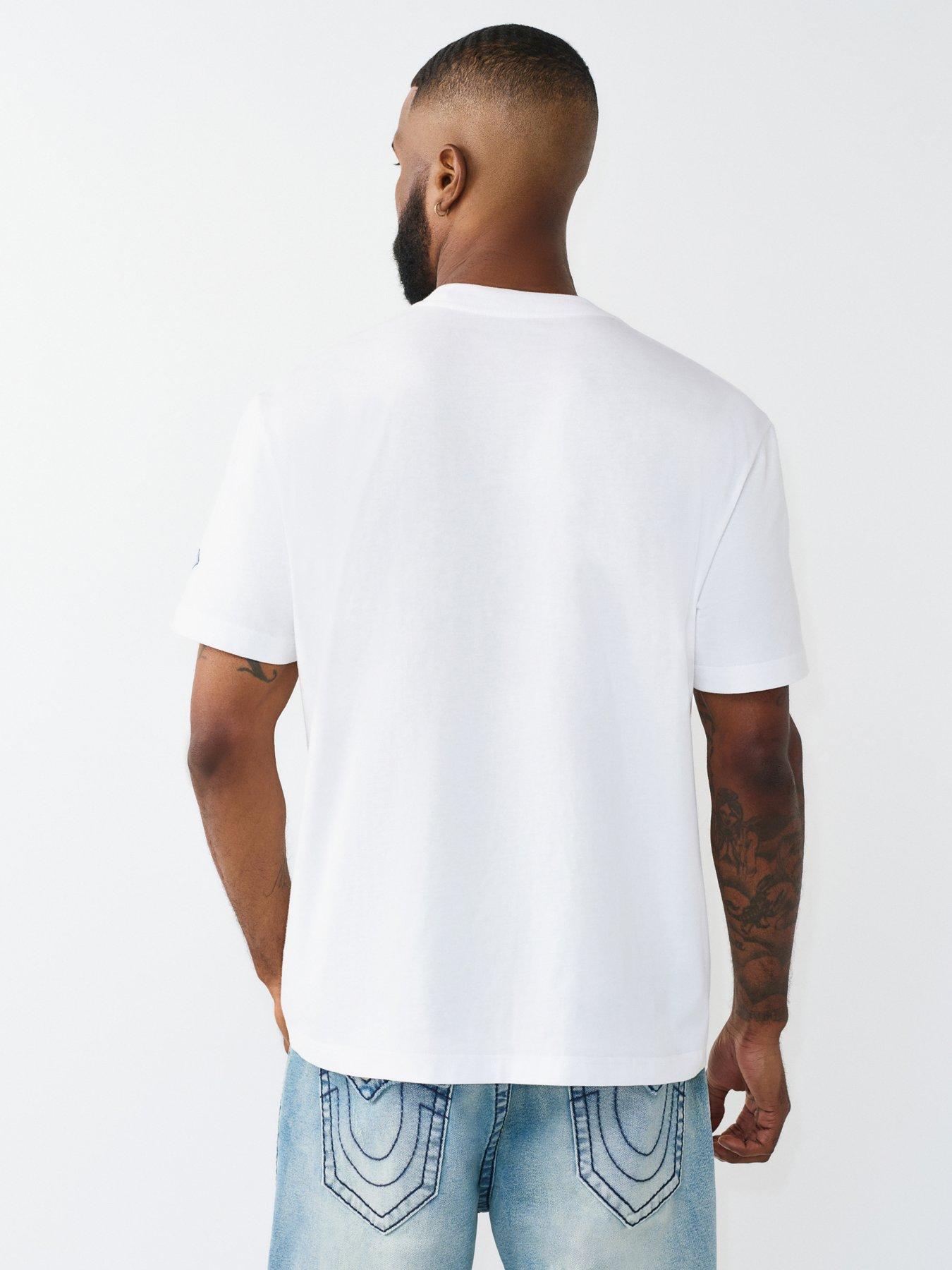 Image 2 of 4 of TRUE RELIGION Champ Graphic T-Shirt - White