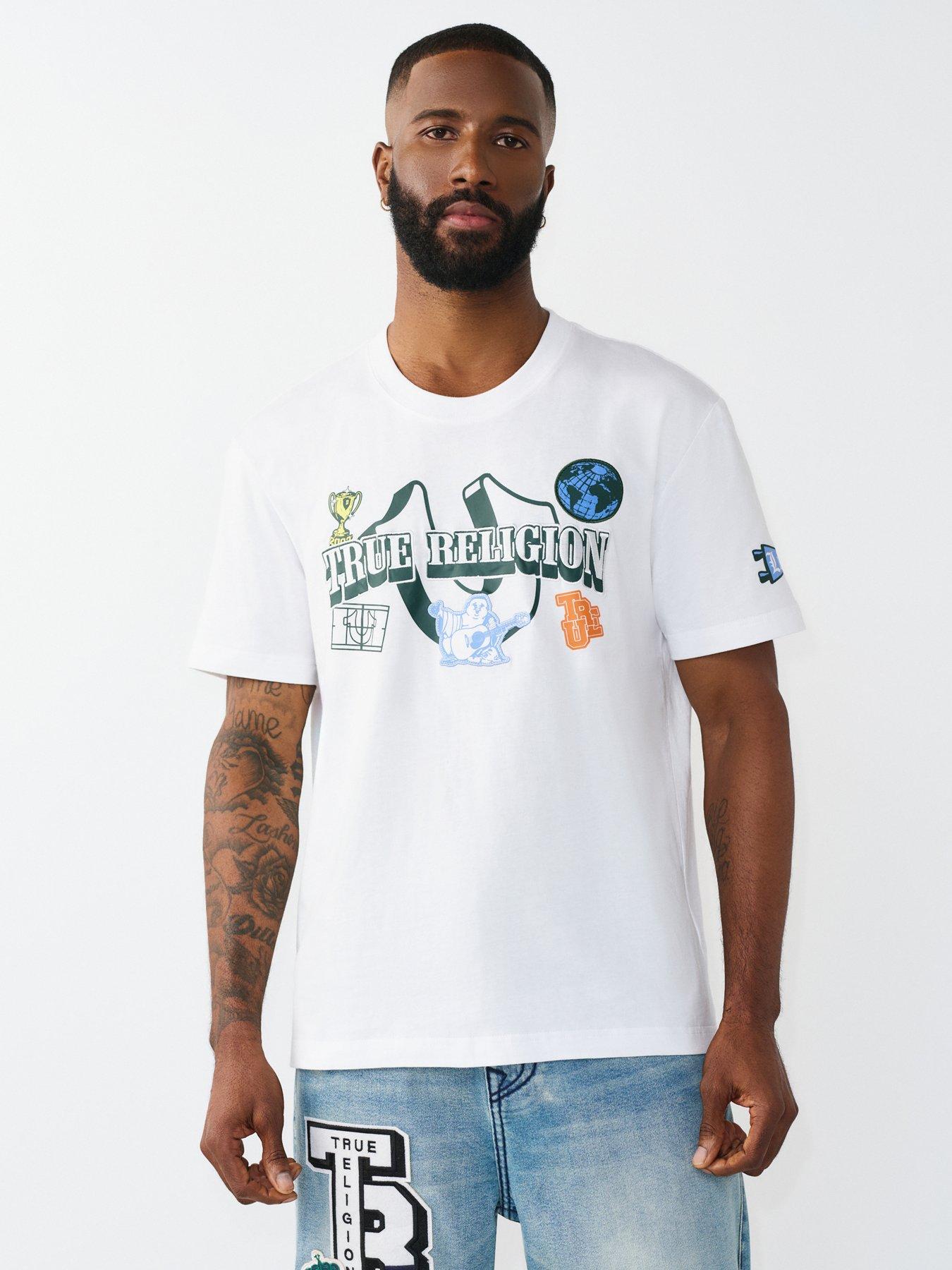 Image 3 of 4 of TRUE RELIGION Champ Graphic T-Shirt - White