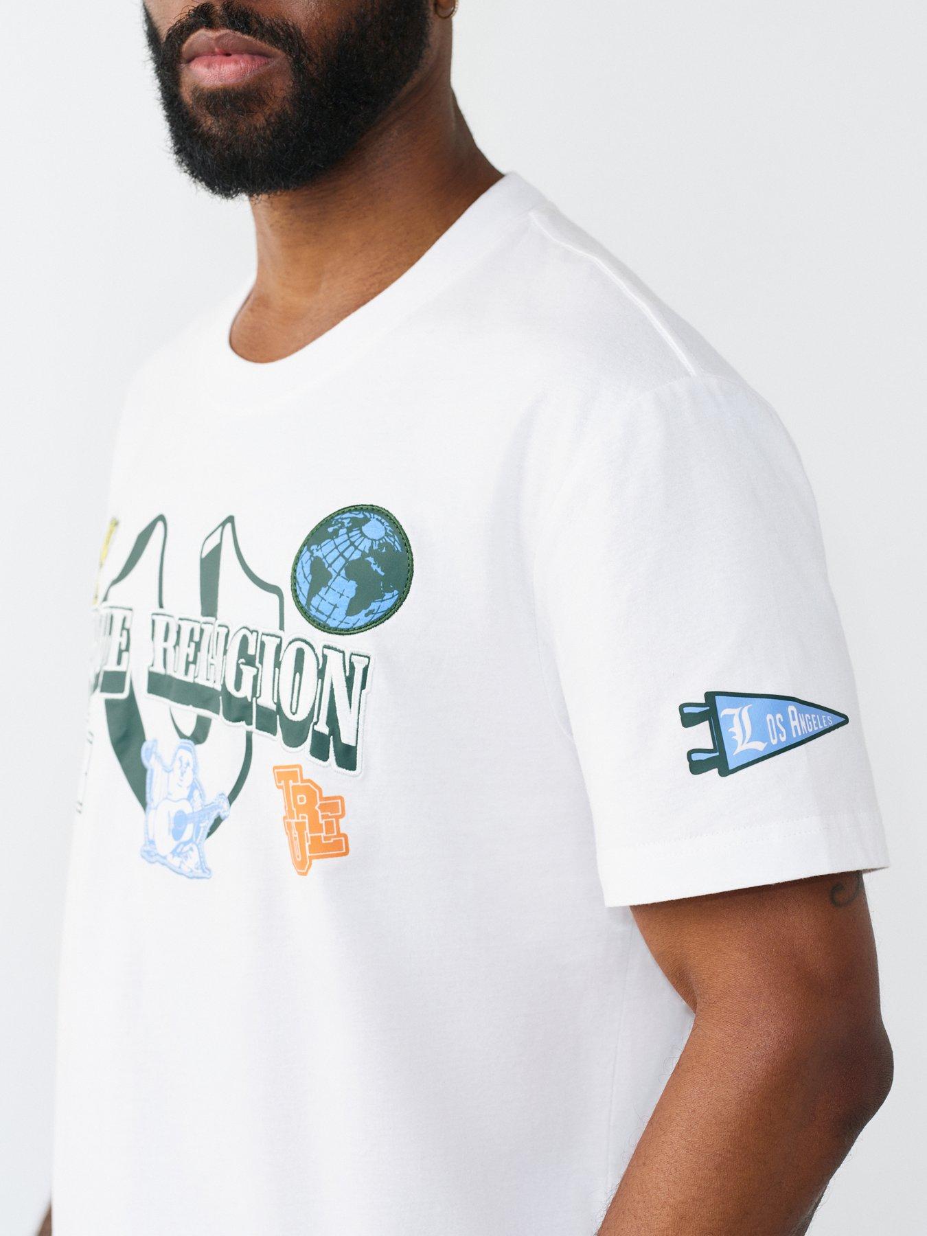 Image 4 of 4 of TRUE RELIGION Champ Graphic T-Shirt - White