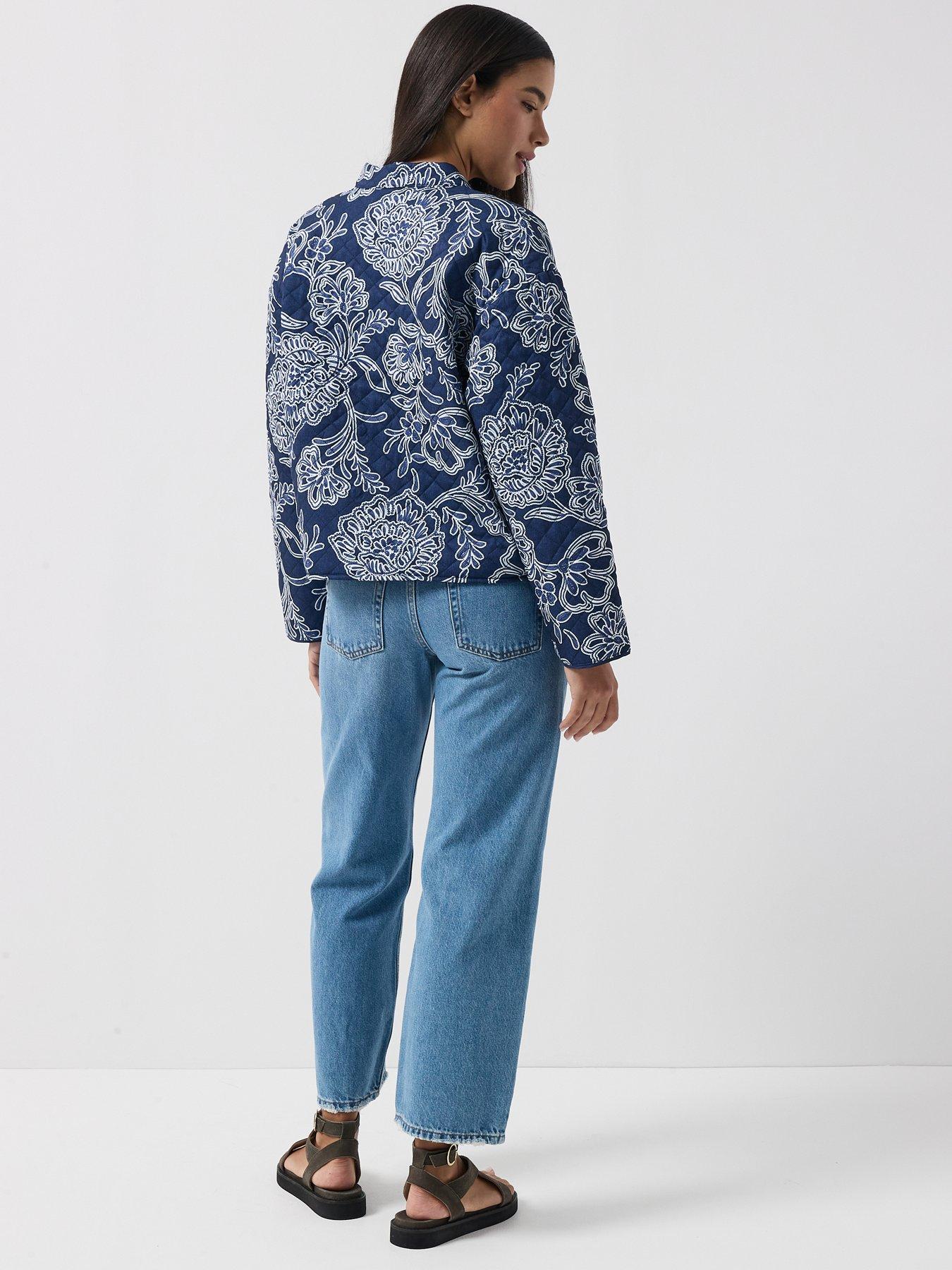  image of jdy-jdyfia-quilted-shacket-blue