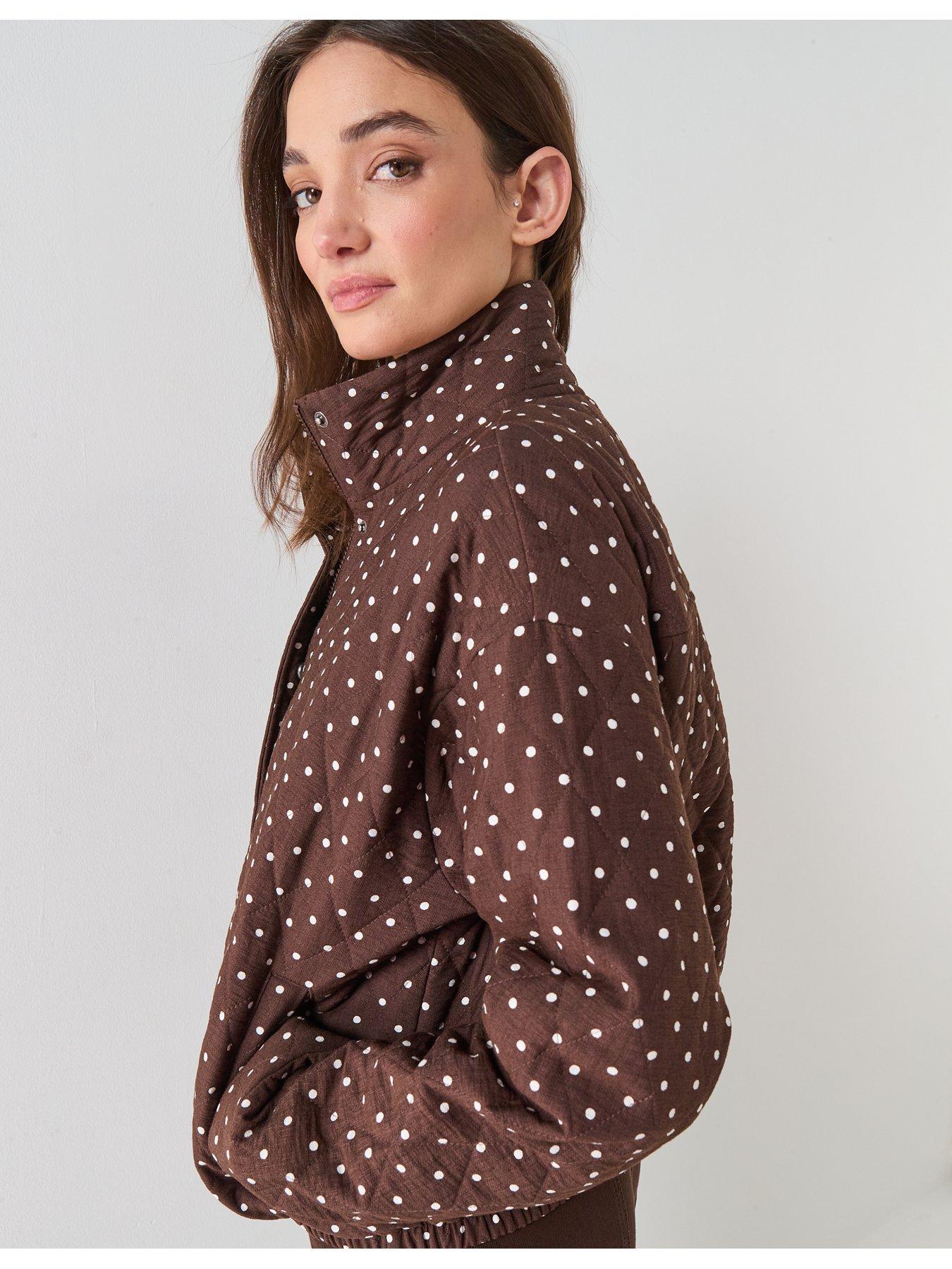  image of pieces-pcfamilla-quilted-bomber-jacket