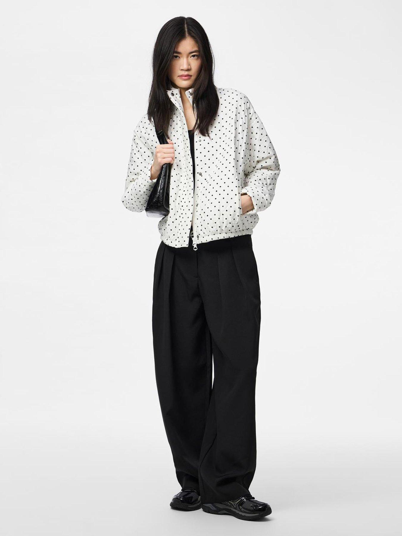  image of pieces-pcfamilla-quilted-bomber-jacket