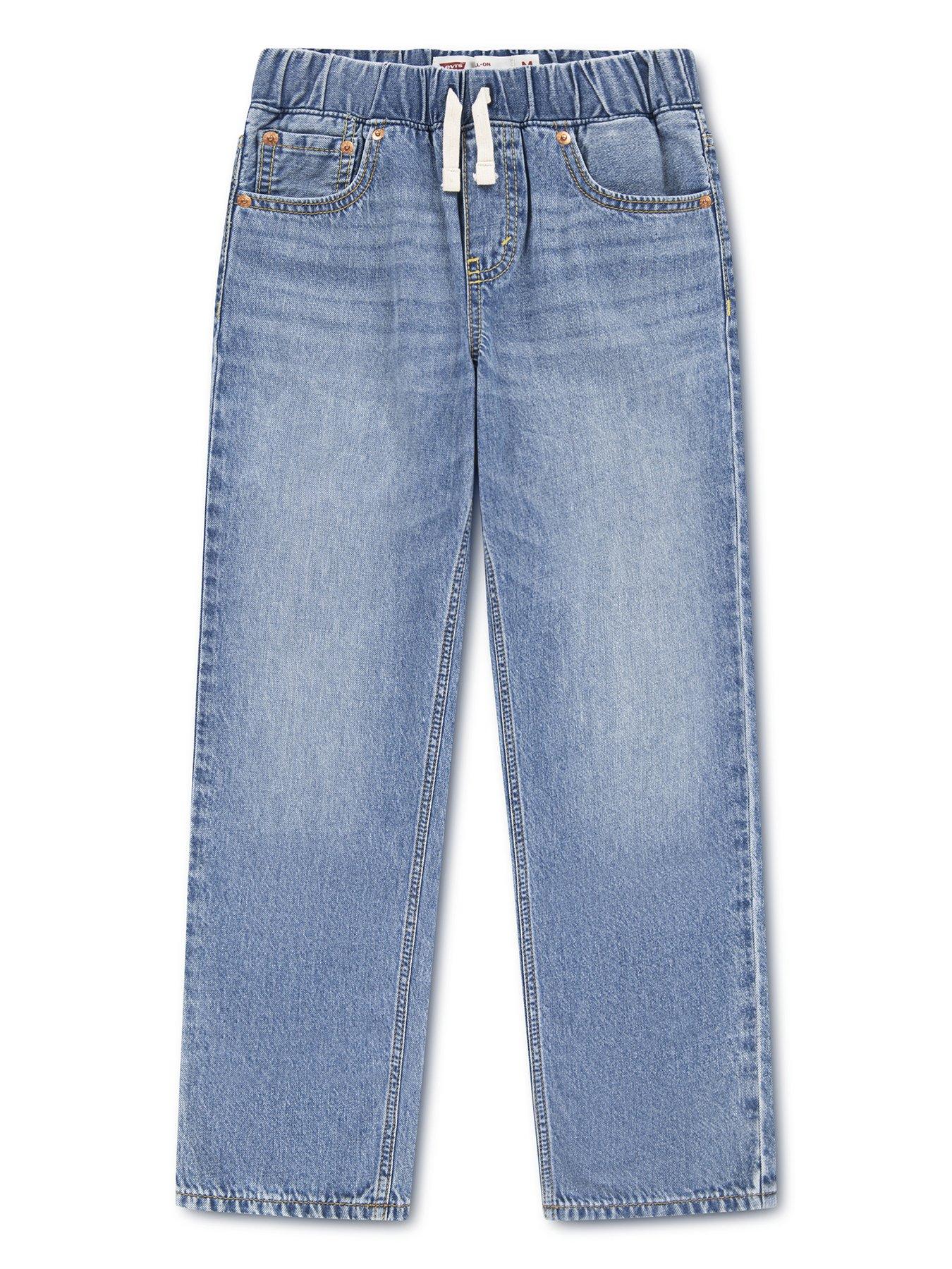 Image 1 of 3 of Levi's Boys Pull On Stay Loose Taper Jeans - Blue