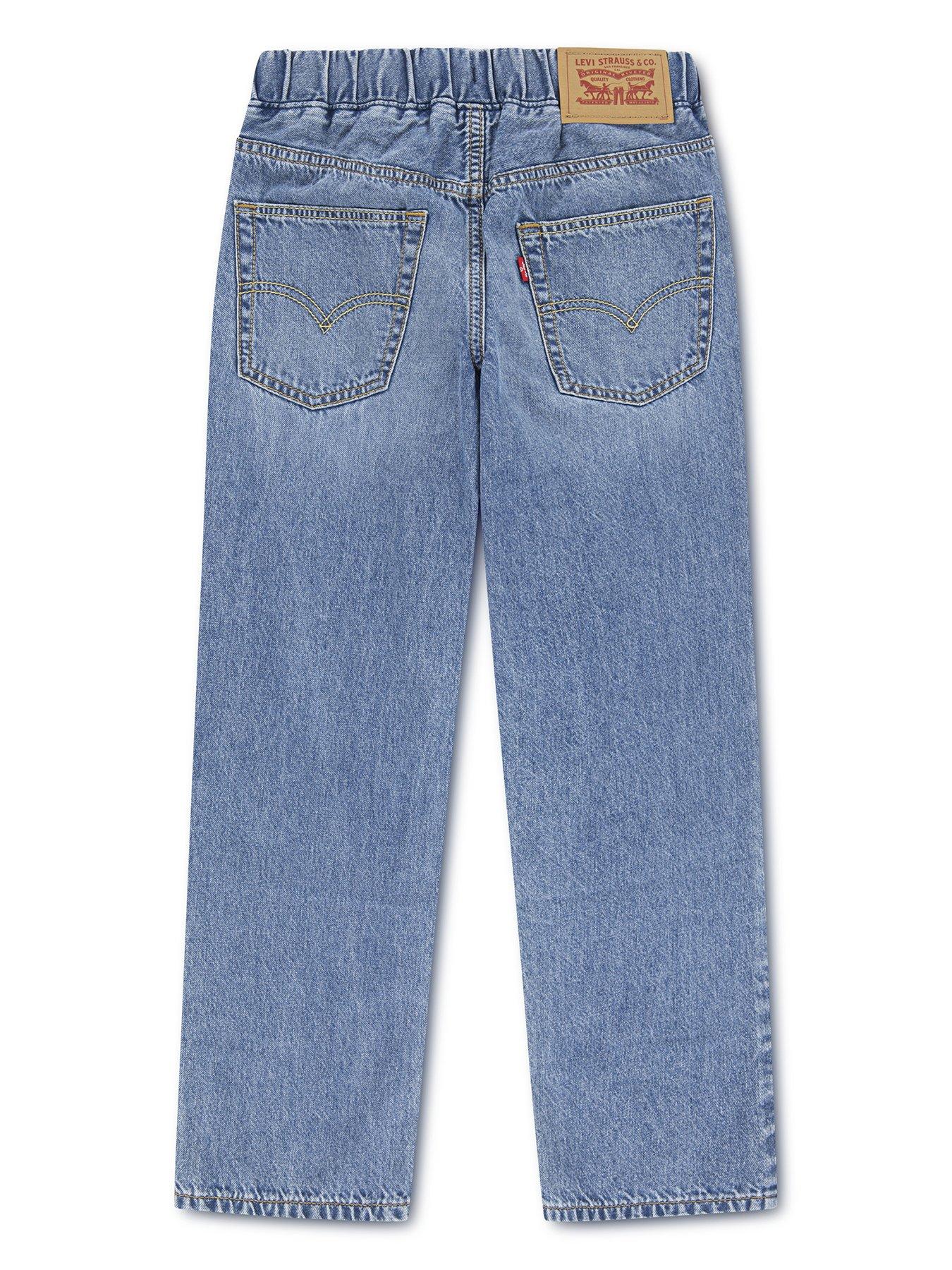 Image 2 of 3 of Levi's Boys Pull On Stay Loose Taper Jeans - Blue