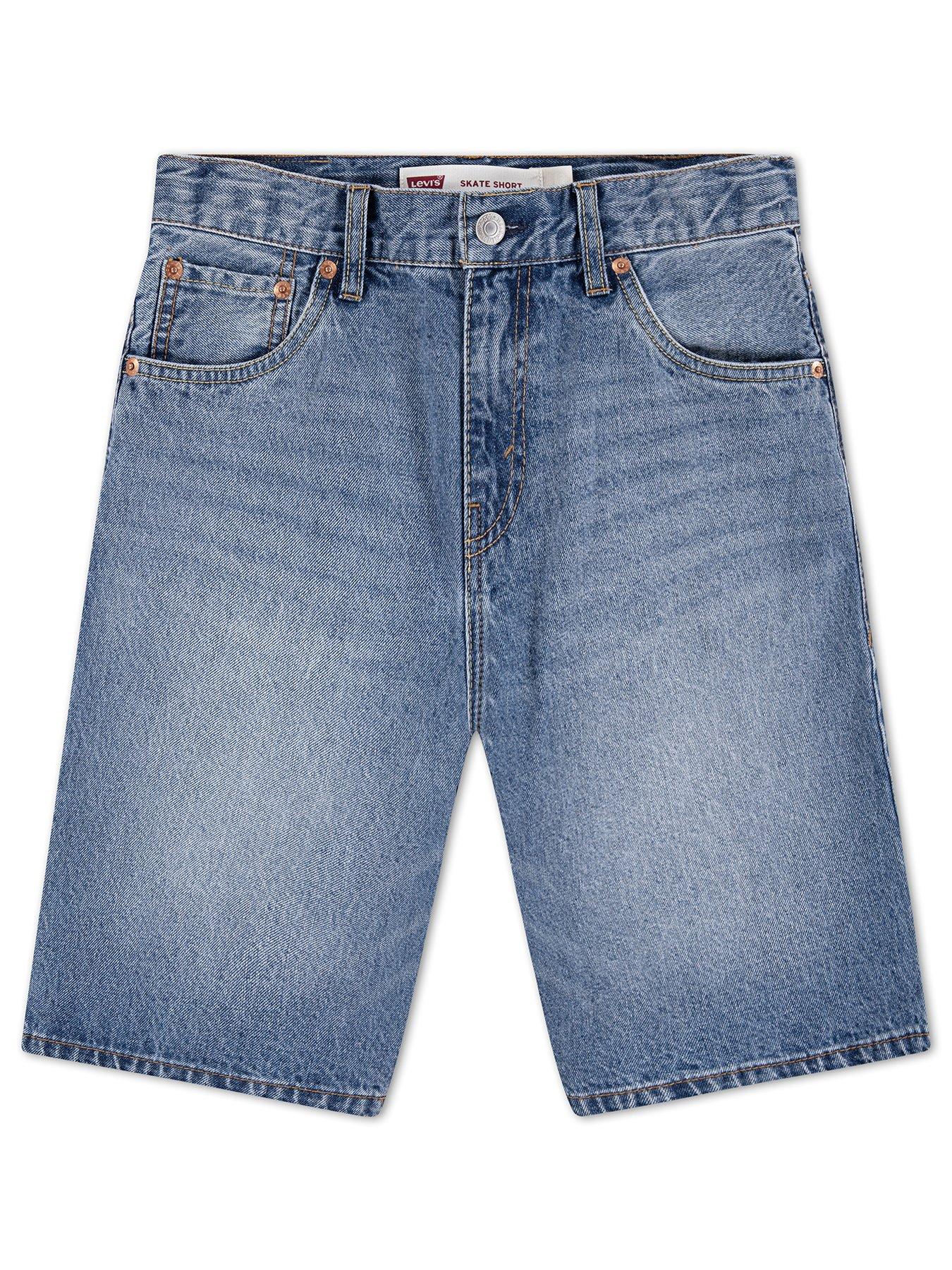  image of levis-boys-skate-shorts-blue