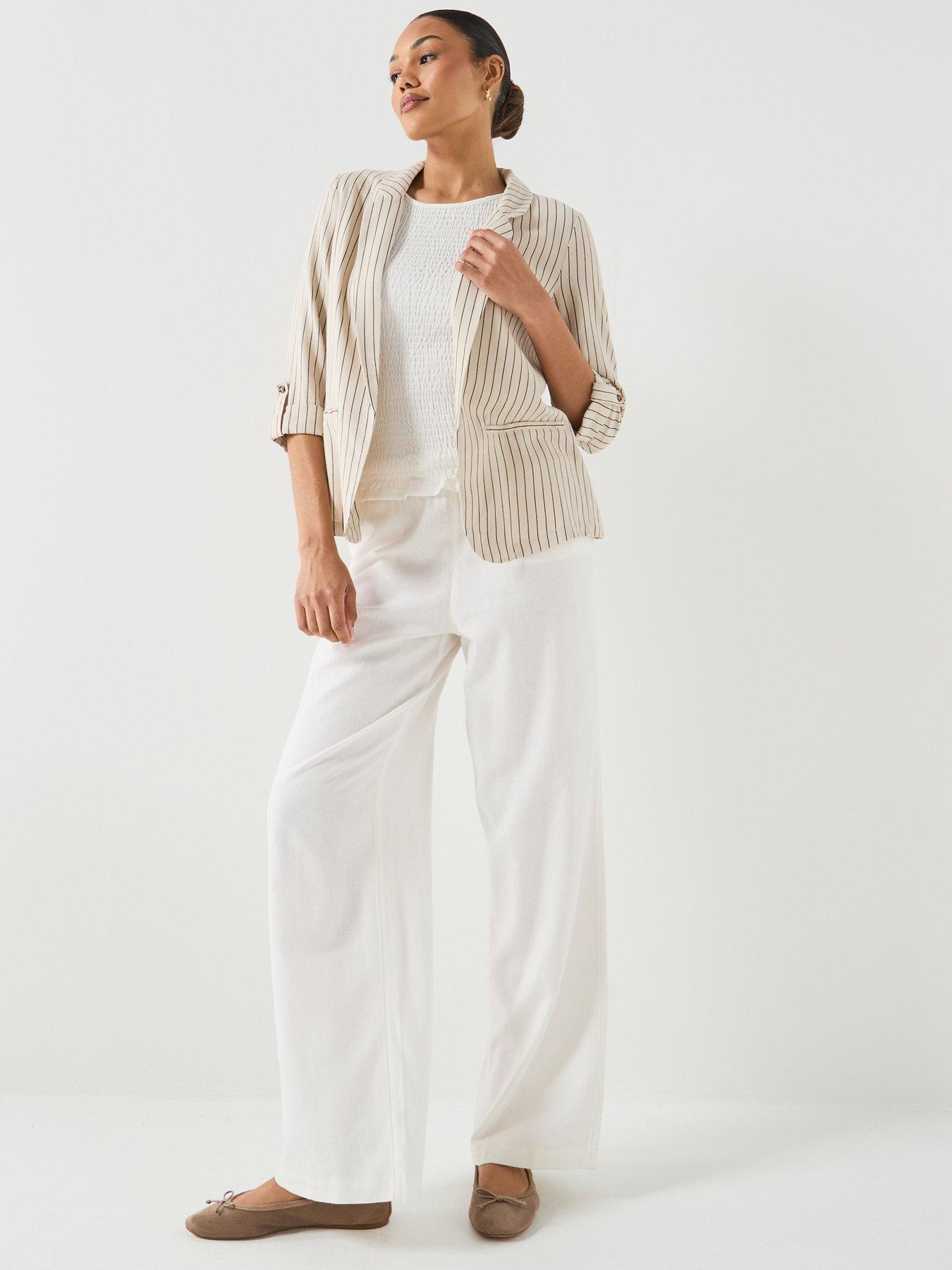  image of vero-moda-vmjesmilo-34-loose-blazer-grey