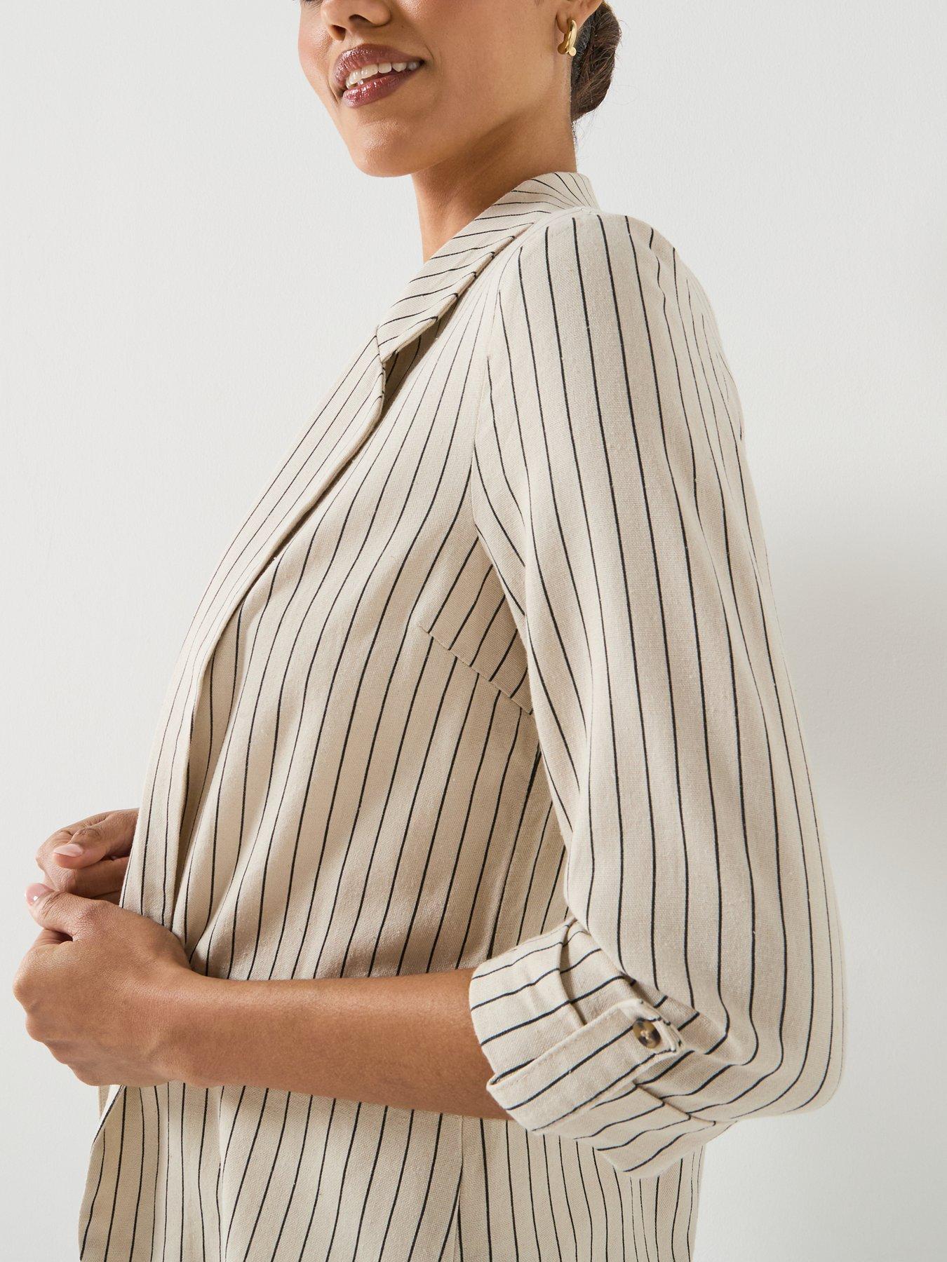  image of vero-moda-vmjesmilo-34-loose-blazer-grey