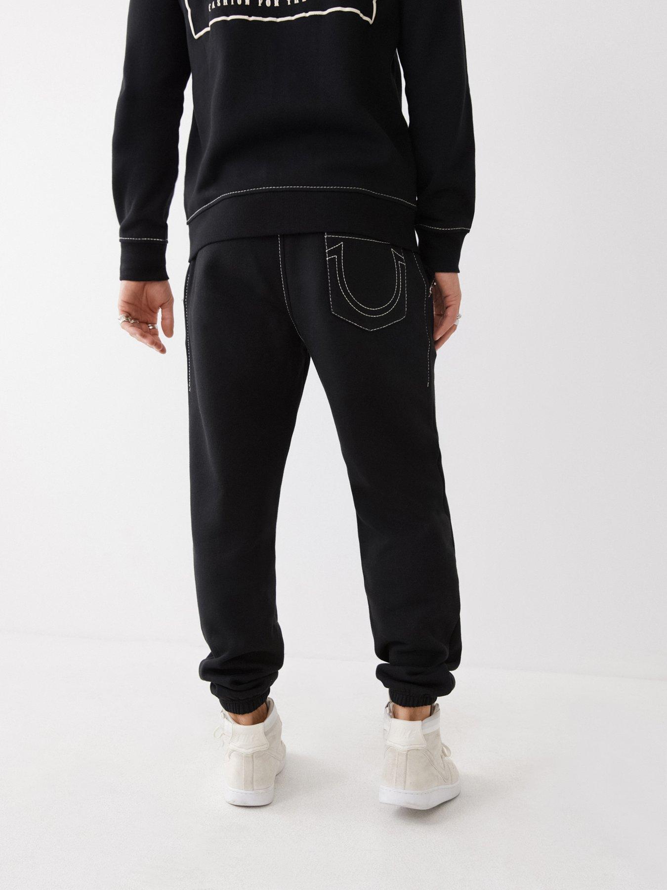 Image 2 of 5 of TRUE RELIGION Big T Joggers - Black