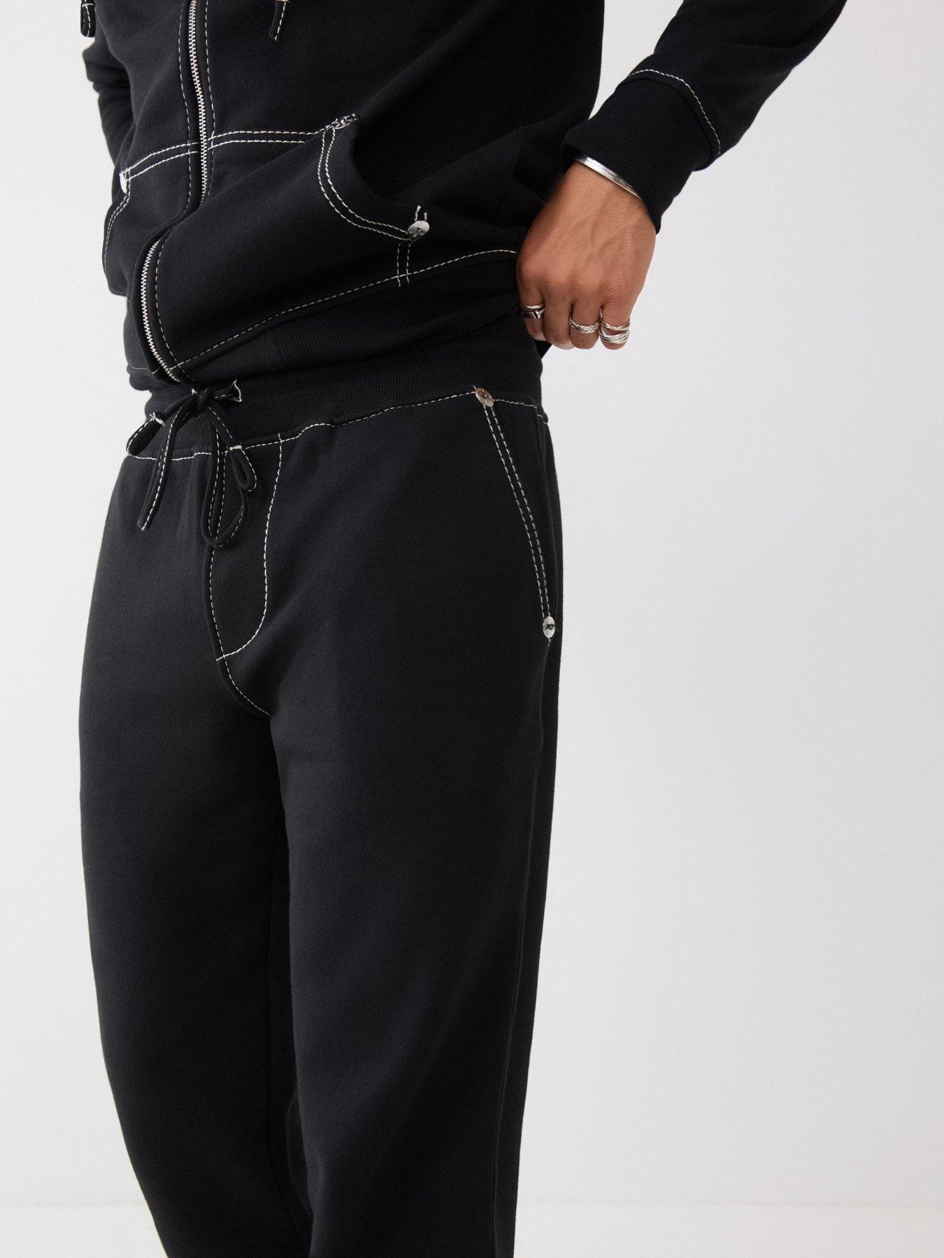 Image 5 of 5 of TRUE RELIGION Big T Joggers - Black