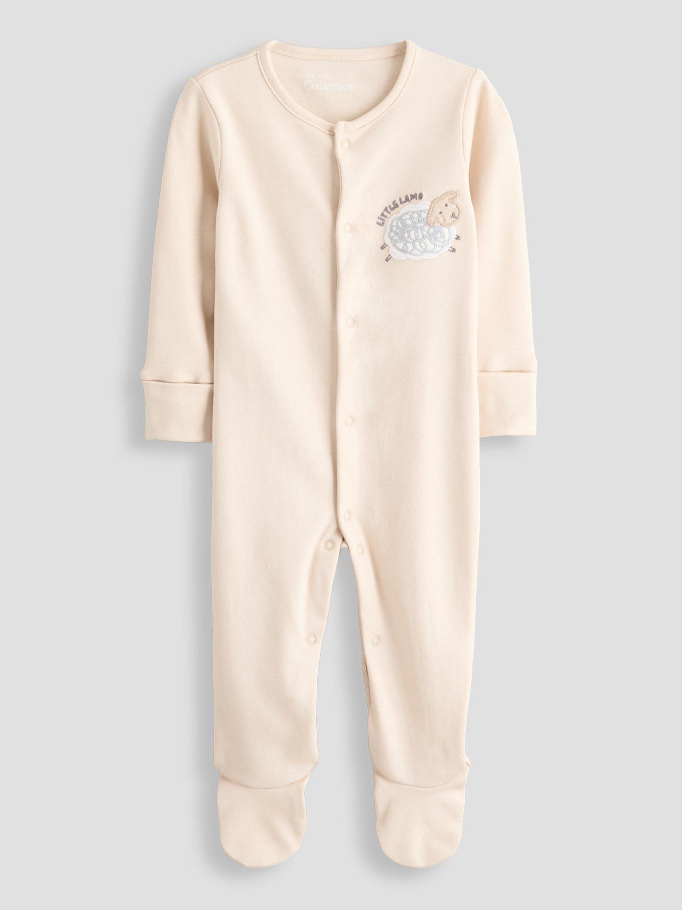 The Very Collection Unisex Little Lamb Sleepsuit