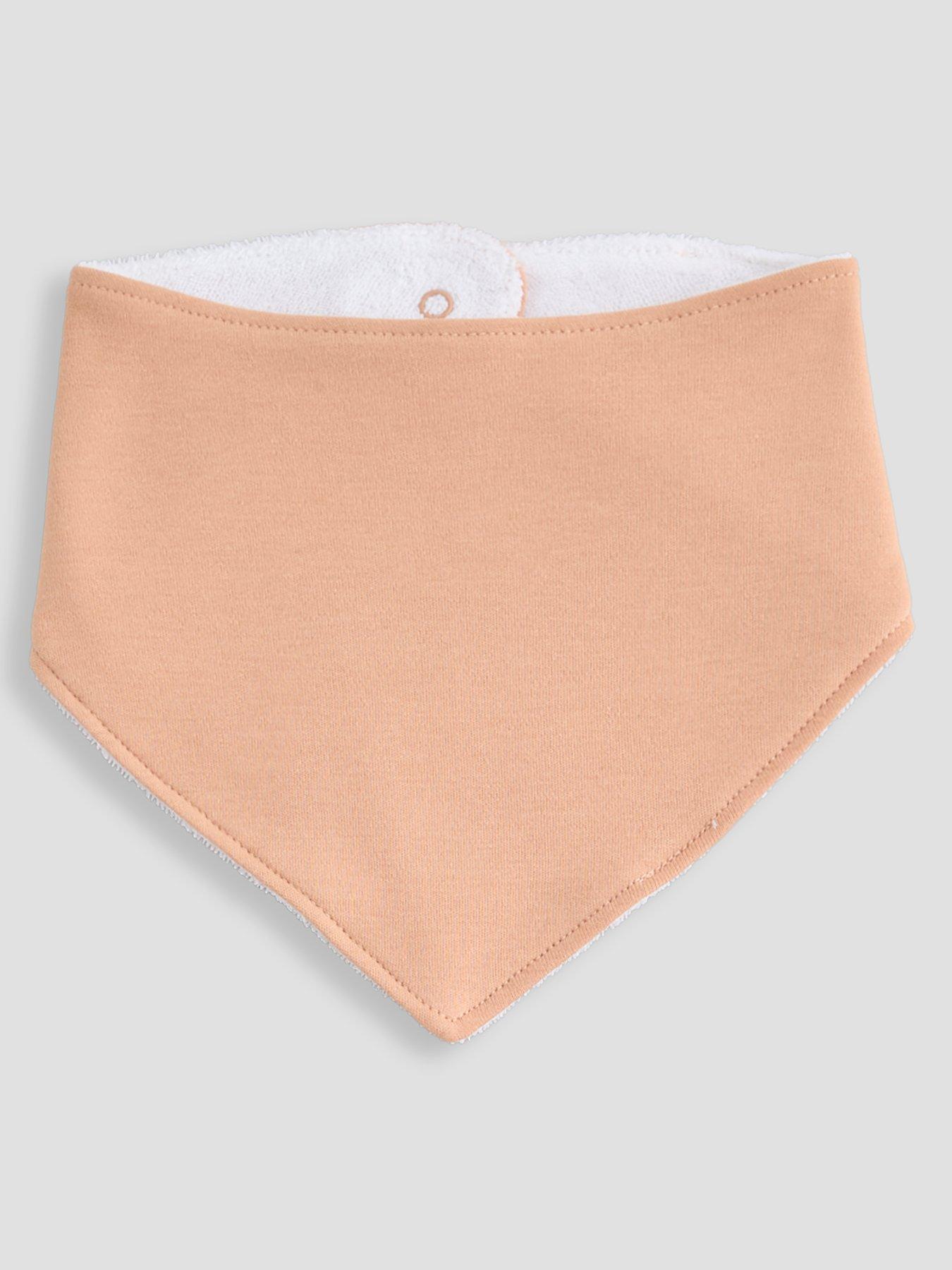 Image 2 of 4 of The Very Collection Unisex 5 Pack Towelling Bib - Brown