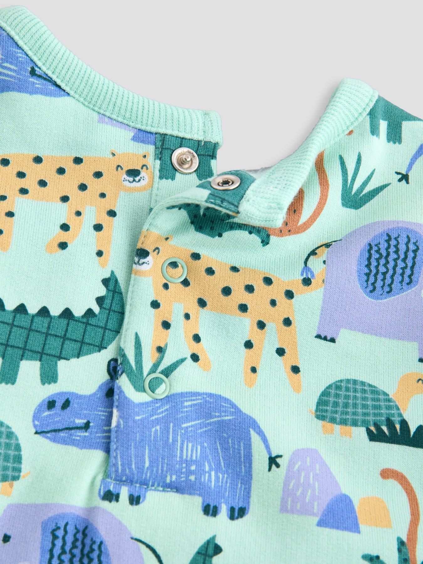 Image 4 of 5 of The Very Collection Baby Boys Dino Jog Set (0-3 months - 18-24 months) - Blue