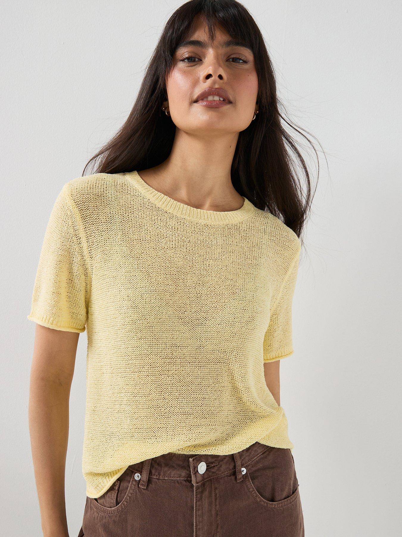 front image of only-onlsunny-ss-pullover-knt-noos