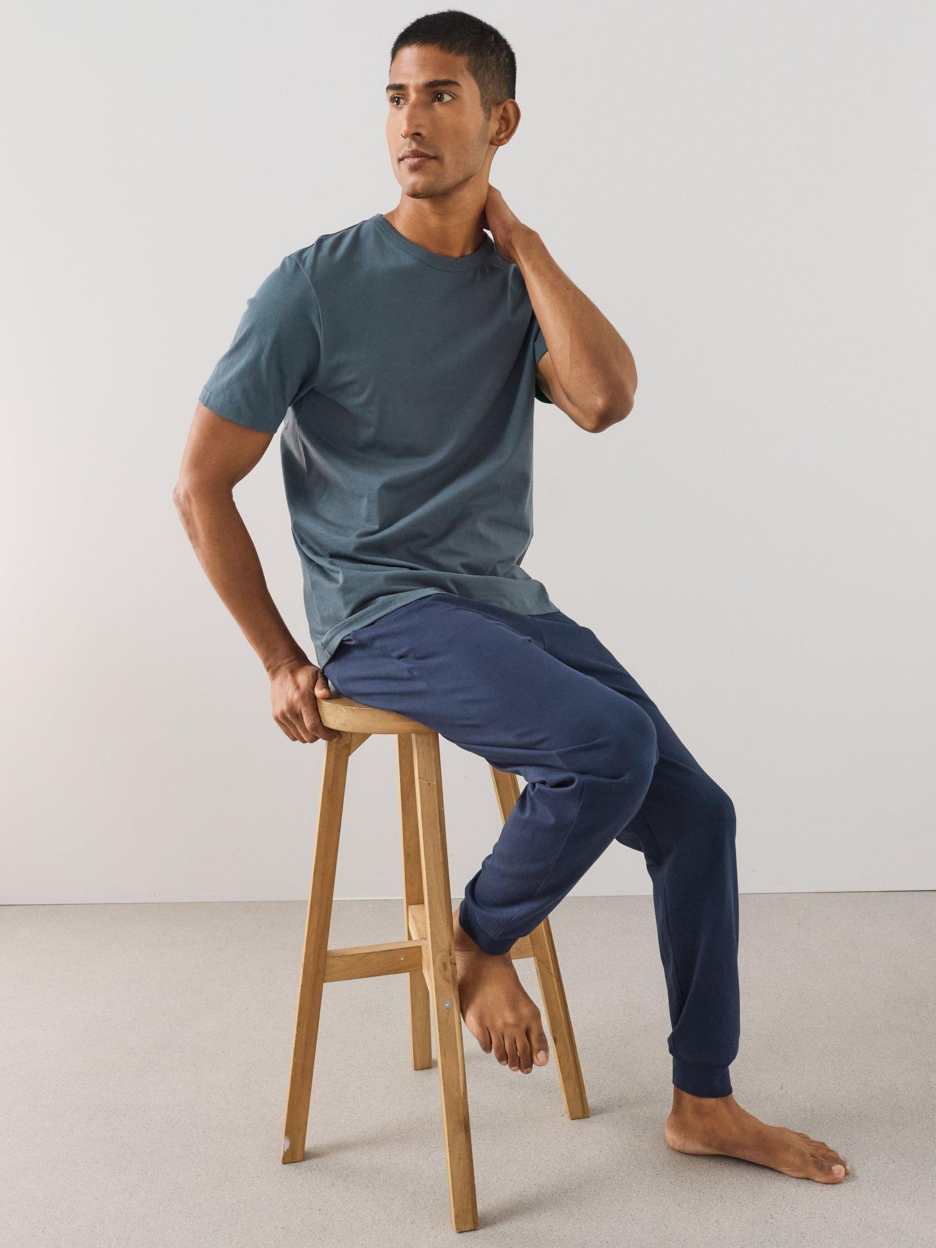 Image 4 of 7 of The Very Collection 2 Pack Short Sleeve T-Shirt &amp; Jogger Pyjama Set - Multi