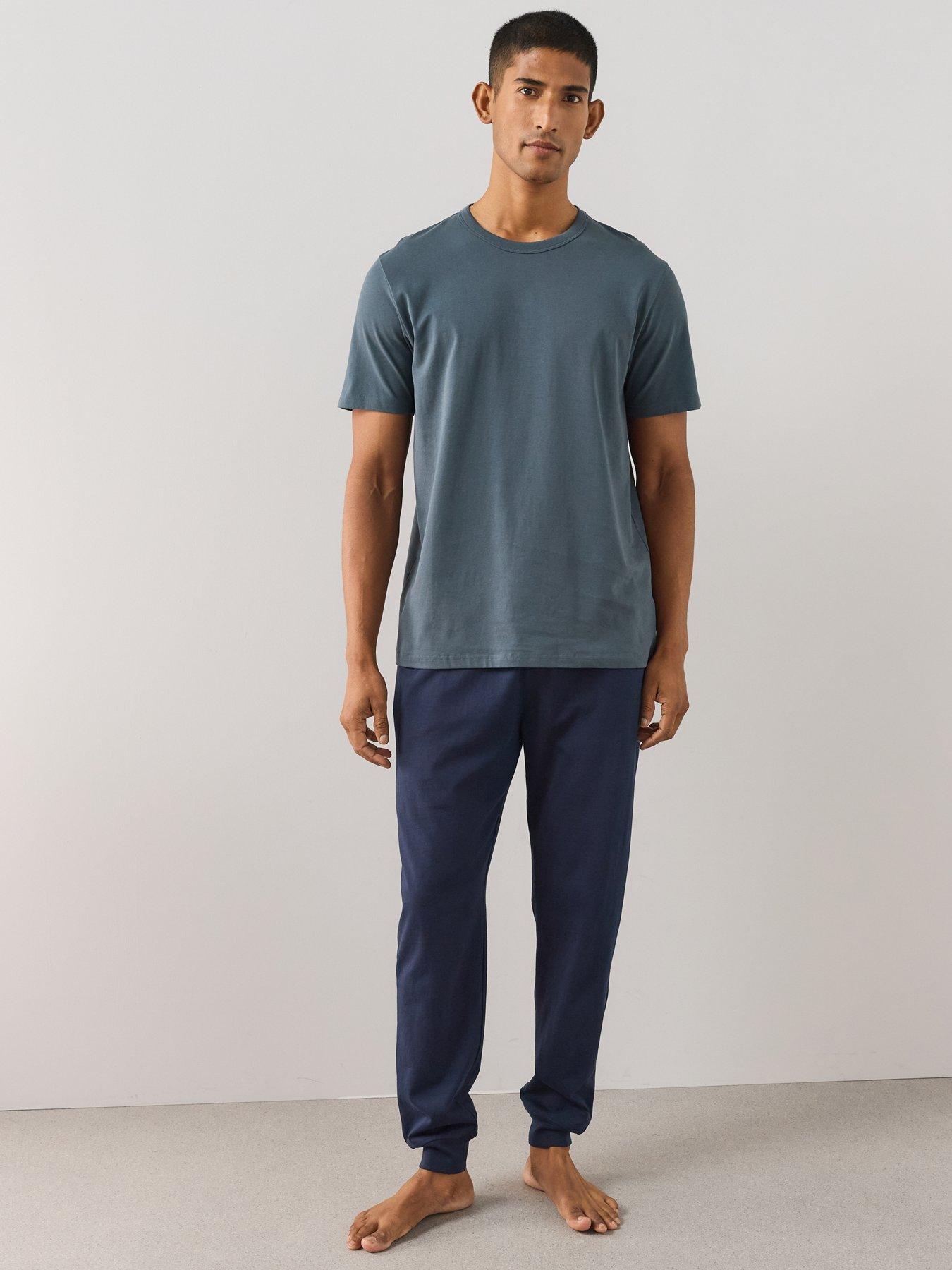 Image 6 of 7 of The Very Collection 2 Pack Short Sleeve T-Shirt &amp; Jogger Pyjama Set - Multi