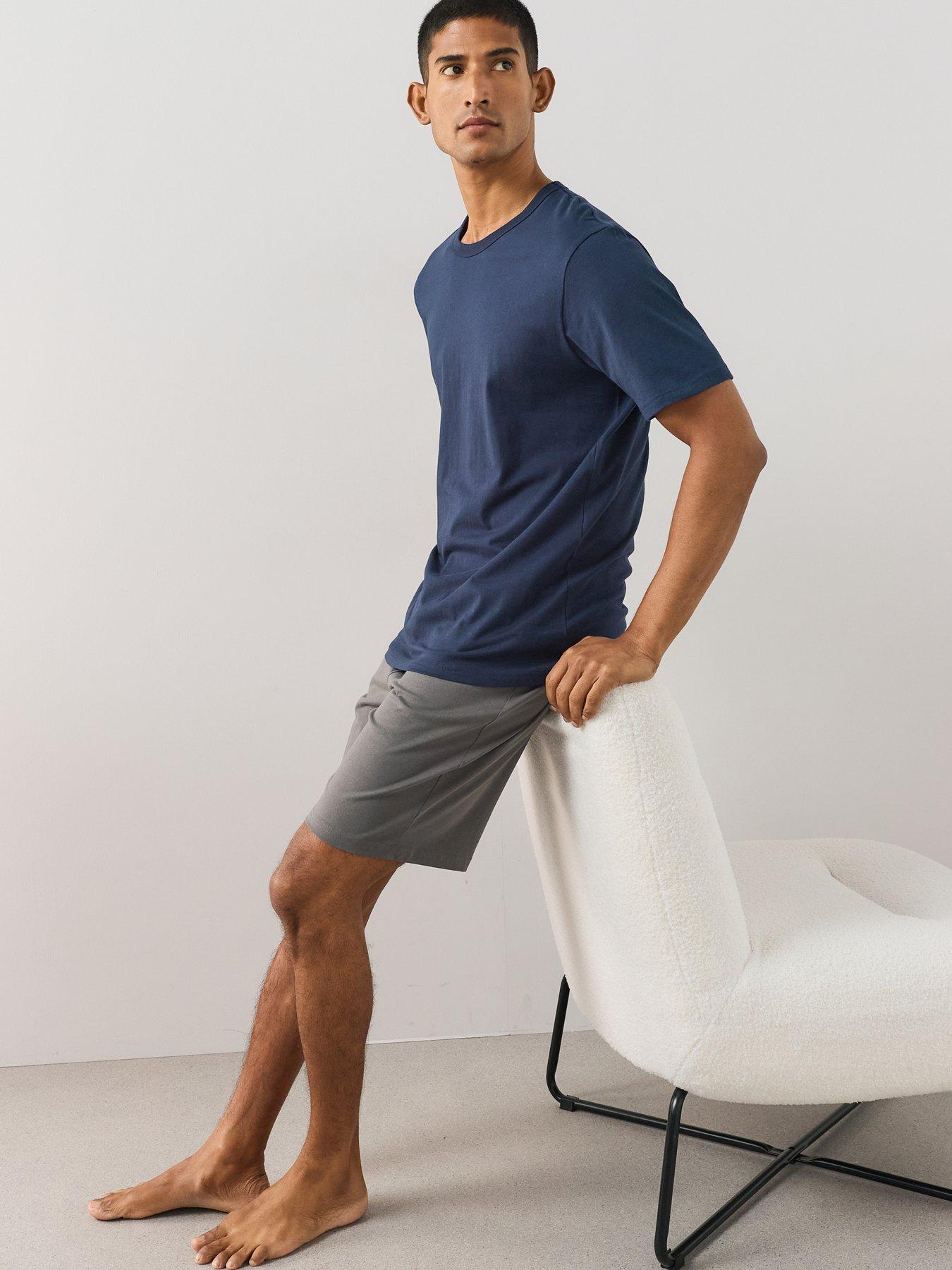 Image 4 of 7 of The Very Collection 2 Pack Short Sleeve T-Shirt &amp; Short Pyjama Set - Multi