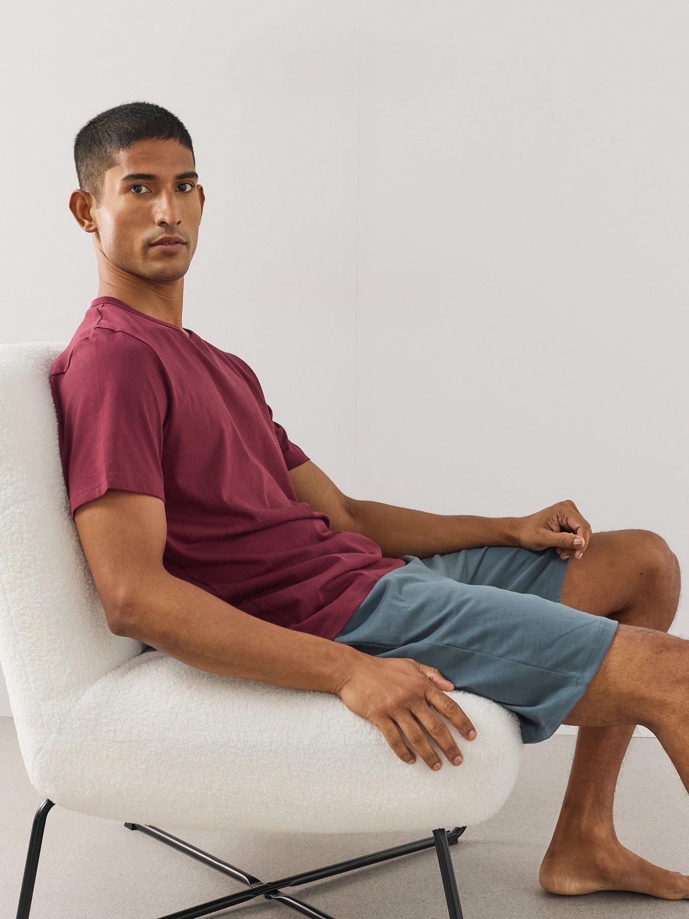 Image 5 of 7 of The Very Collection 2 Pack Short Sleeve T-Shirt &amp; Short Pyjama Set - Multi