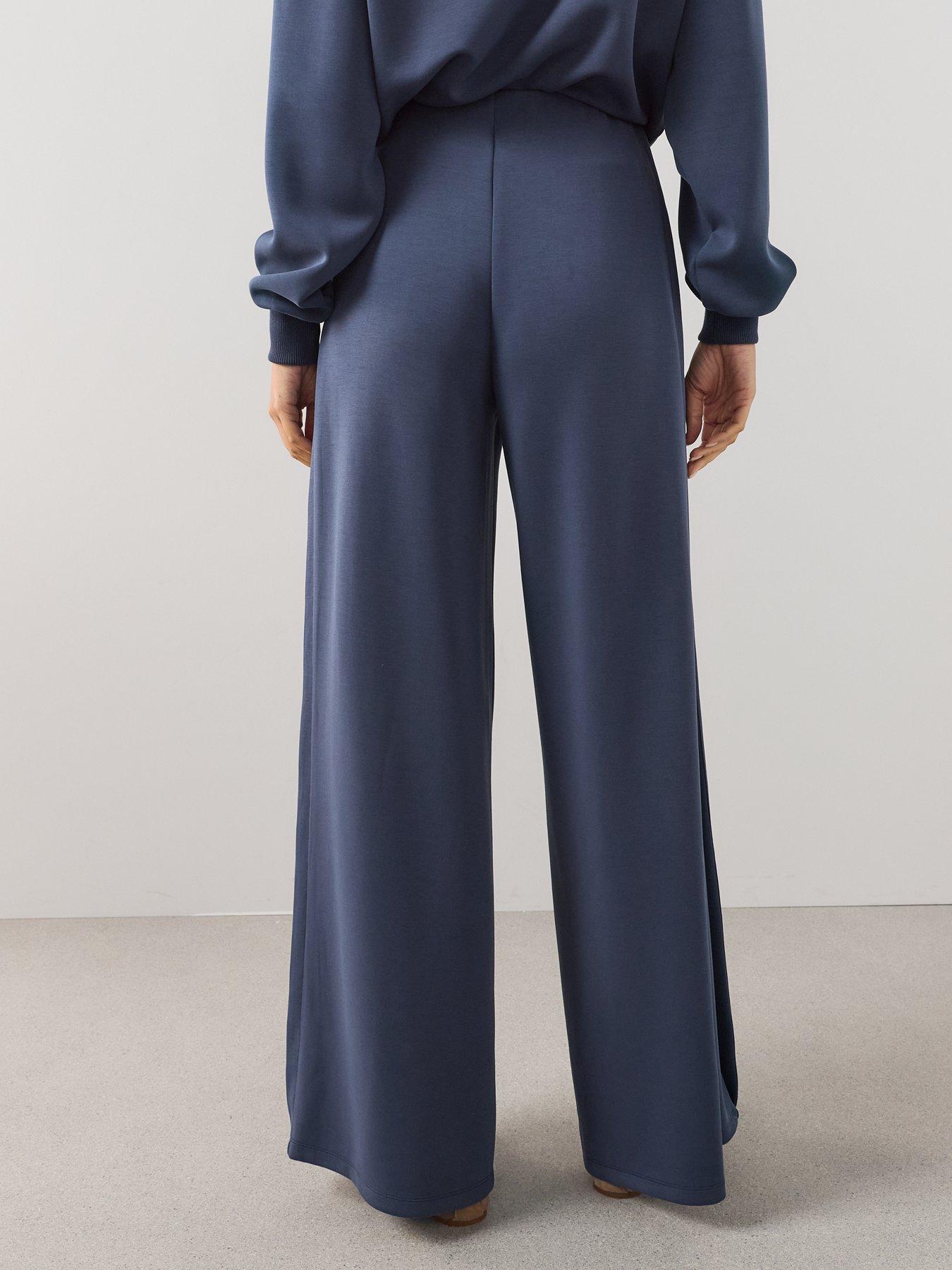 Image 5 of 7 of The Very Collection Modal Sweatshirt with Ribbed Waistband - Navy