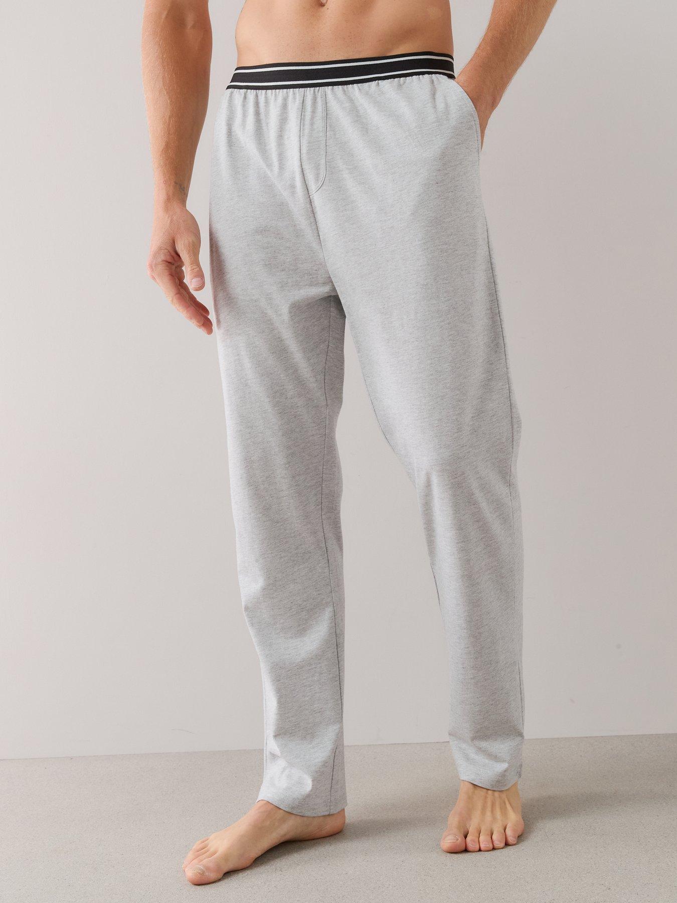 Image 5 of 7 of The Very Collection 2 Pack Essentials Pyjama Trousers - Black/Charcoal