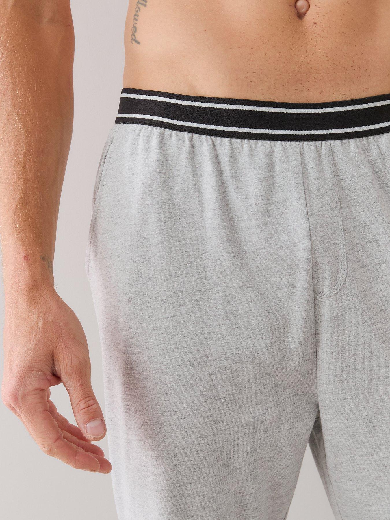 Image 7 of 7 of The Very Collection 2 Pack Essentials Pyjama Trousers - Black/Charcoal