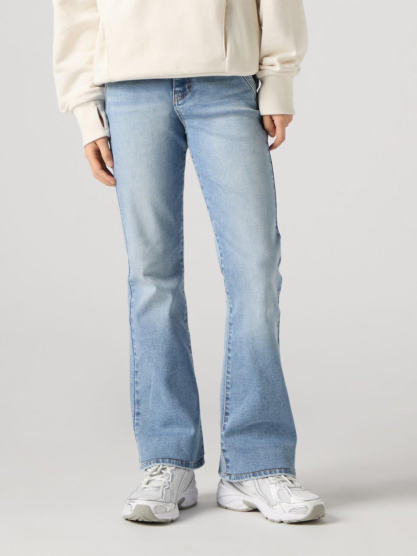 Levi's Girls 726 Flare Pocket Detail Jeans - Blue