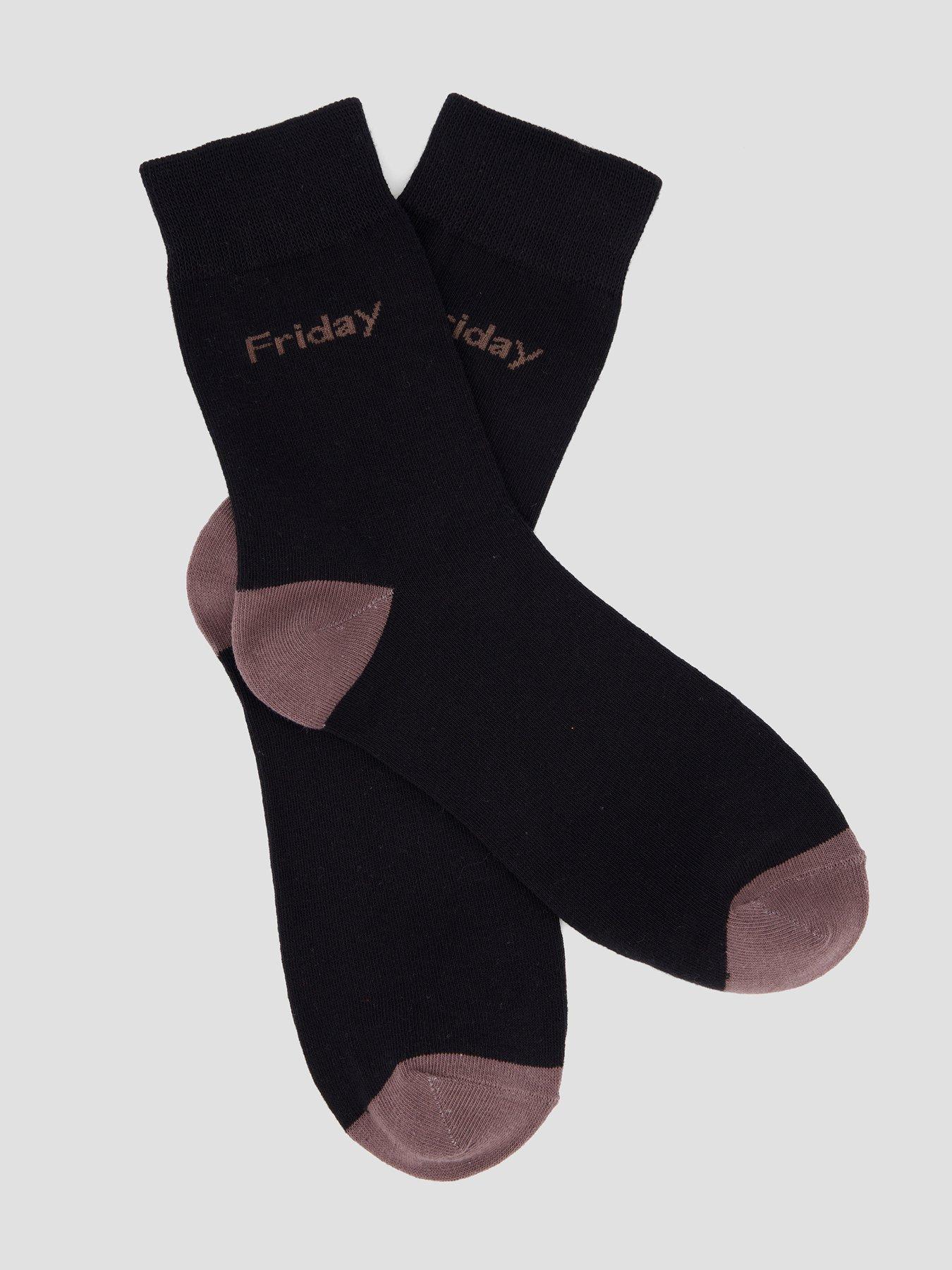 Image 2 of 3 of The Very Collection 7 Pack Days Of Week Socks - Multi