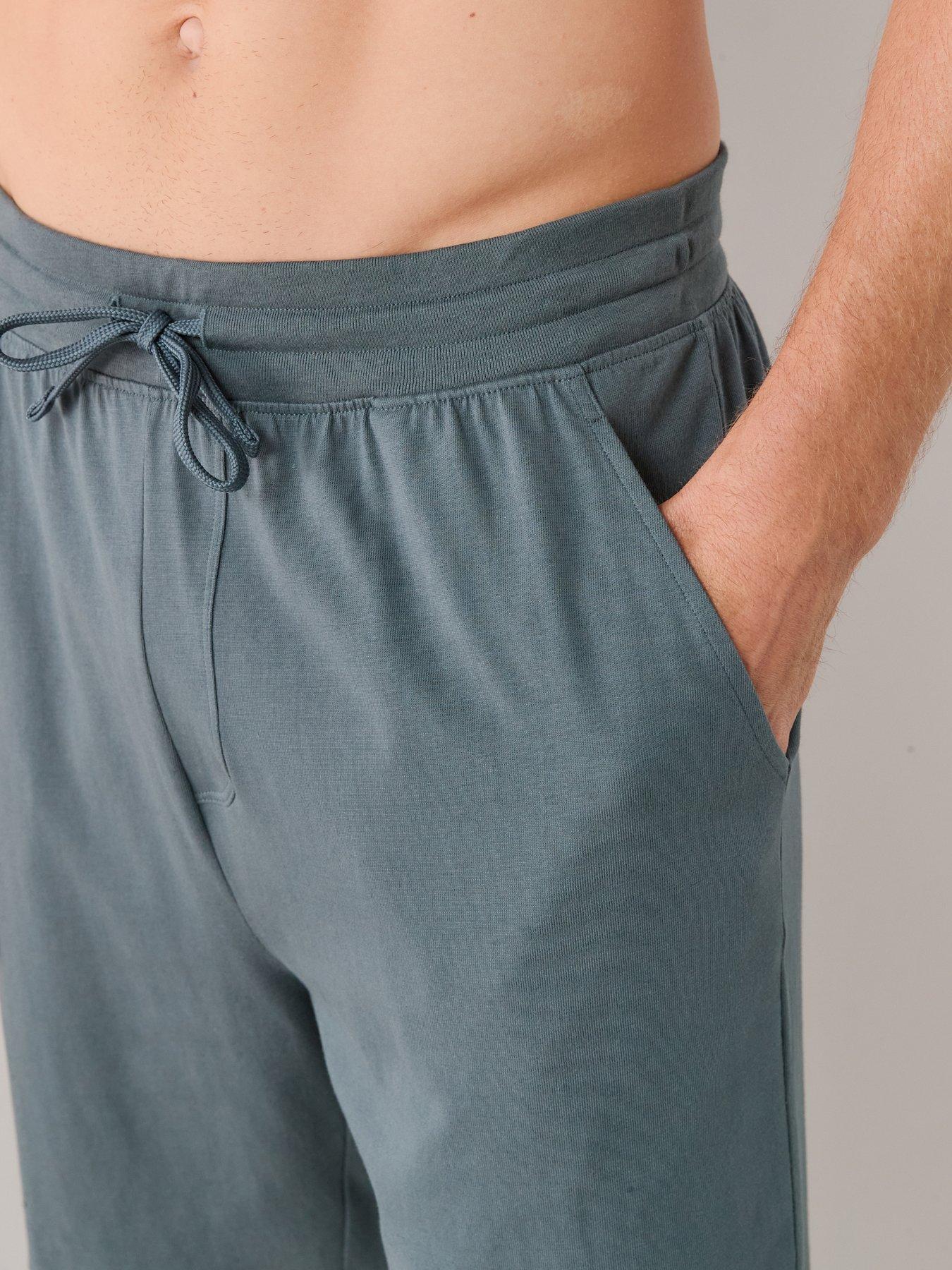 Image 6 of 7 of The Very Collection 2 Pack Pyjama Shorts - Blue/Navy