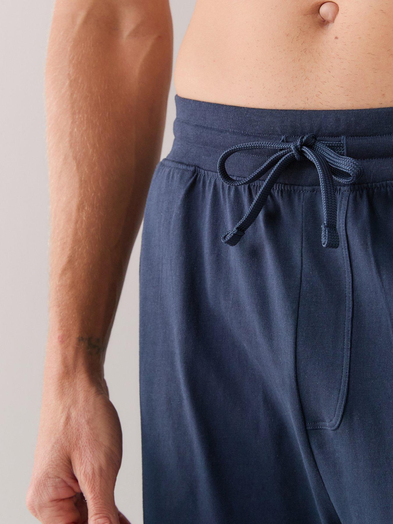 Image 7 of 7 of The Very Collection 2 Pack Pyjama Shorts - Blue/Navy