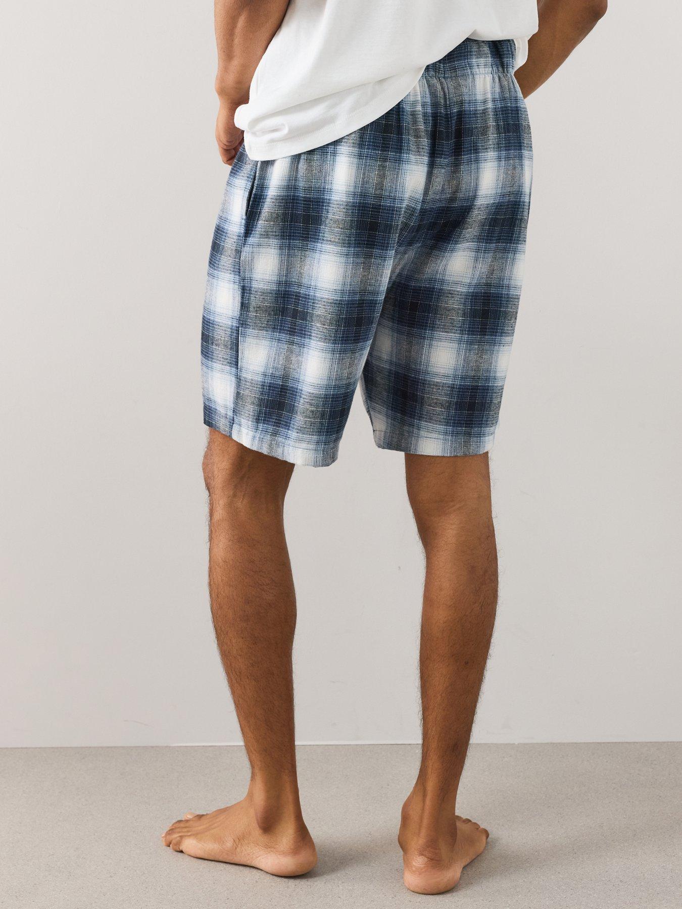 Image 2 of 6 of The Very Collection Men's 2 Pack Pyjama Shorts - Blue
