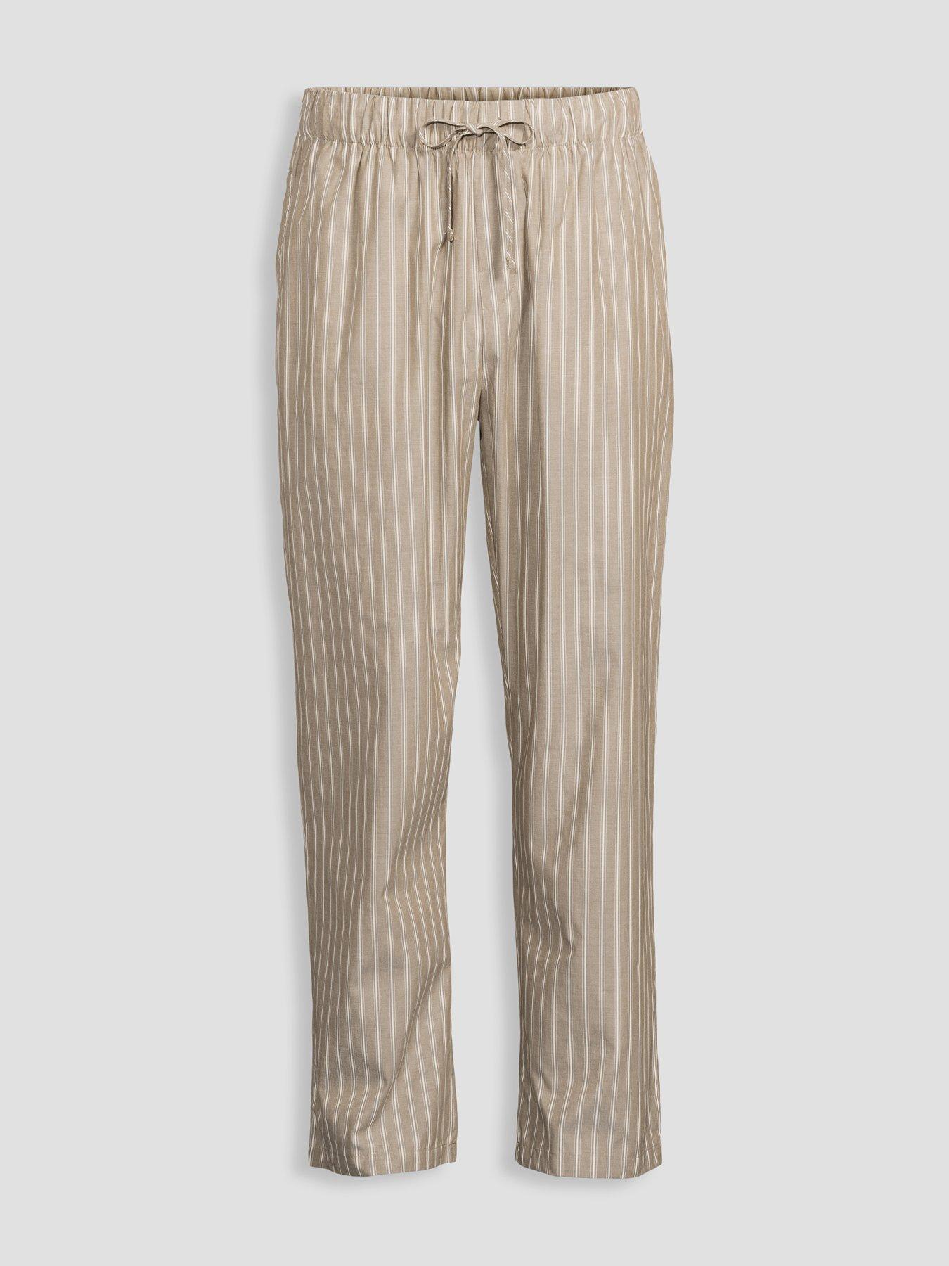 Image 7 of 7 of The Very Collection Pure Cotton Striped Pyjama Bottoms - Multi