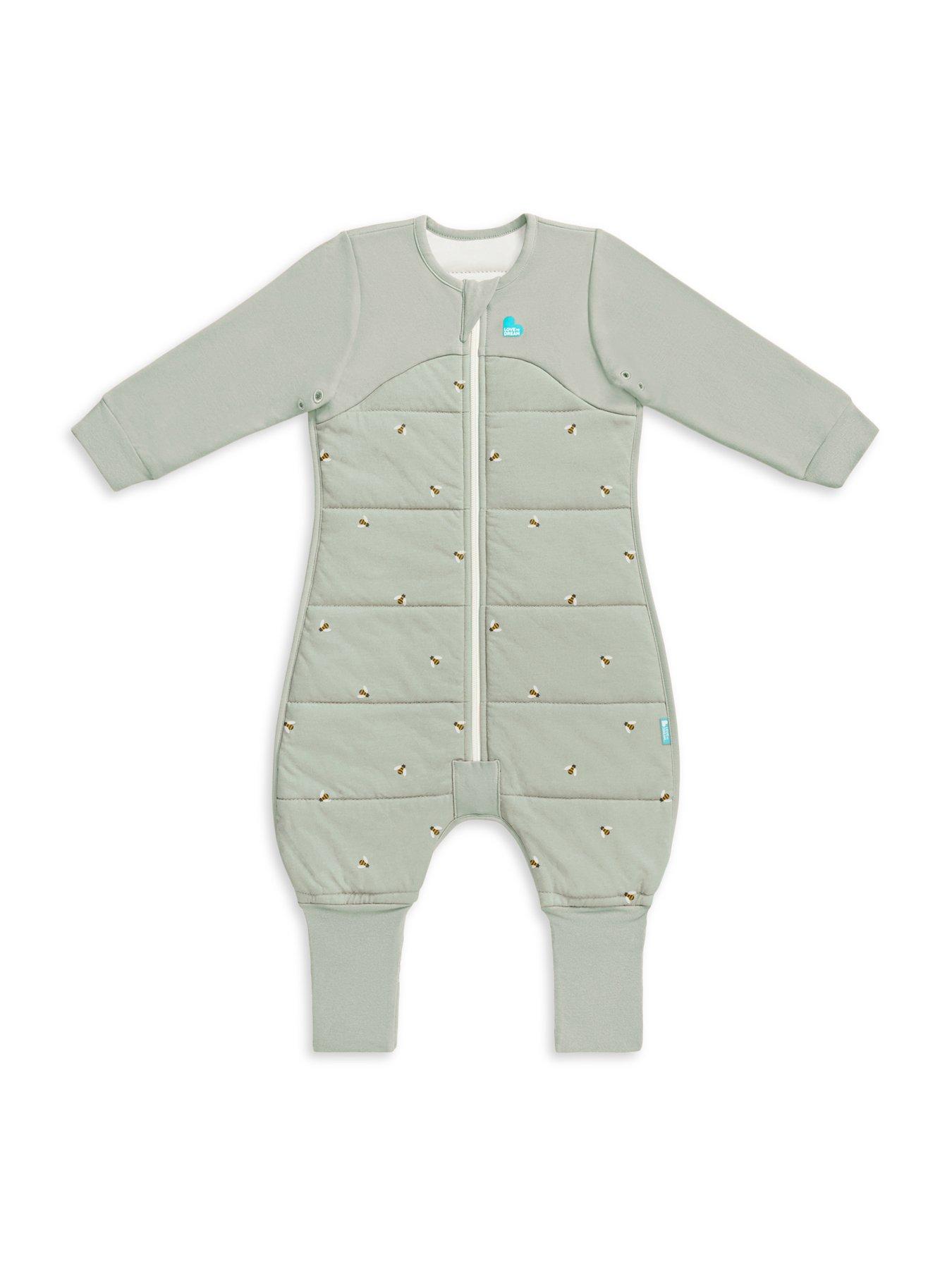 Love To Dream Sleep Suit Bees - Olive, 2.5 T (6-12M)