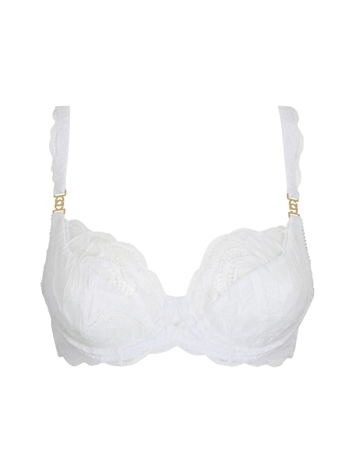 Image 6 of 6 of Gossard Lace Soiree Full Cup Non Padded Bra - White